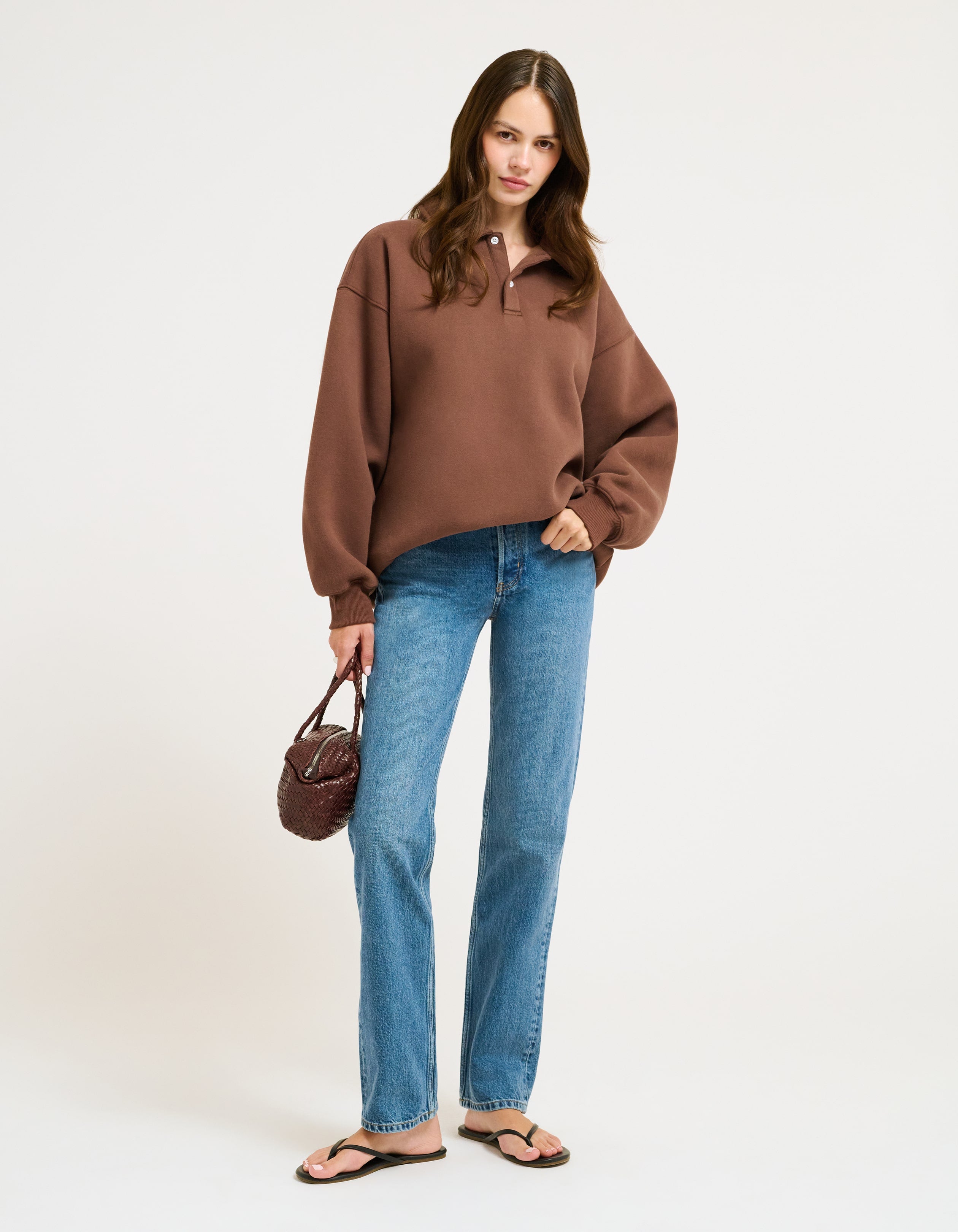 Rumored Airport Sweatshirt | Chocolate