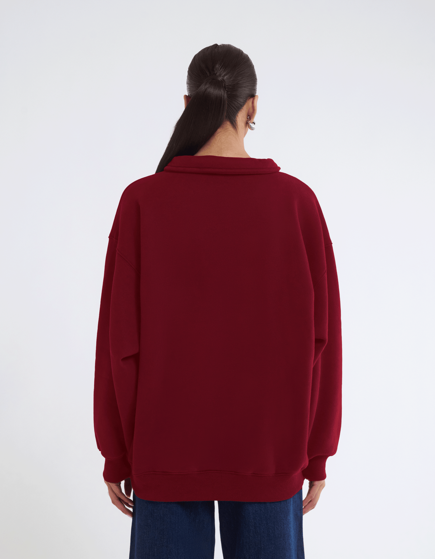 Airport Sweatshirt | Merlot