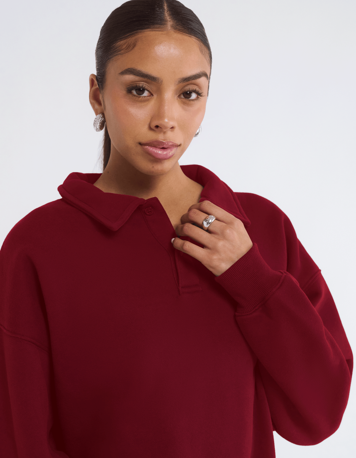 Airport Sweatshirt | Merlot