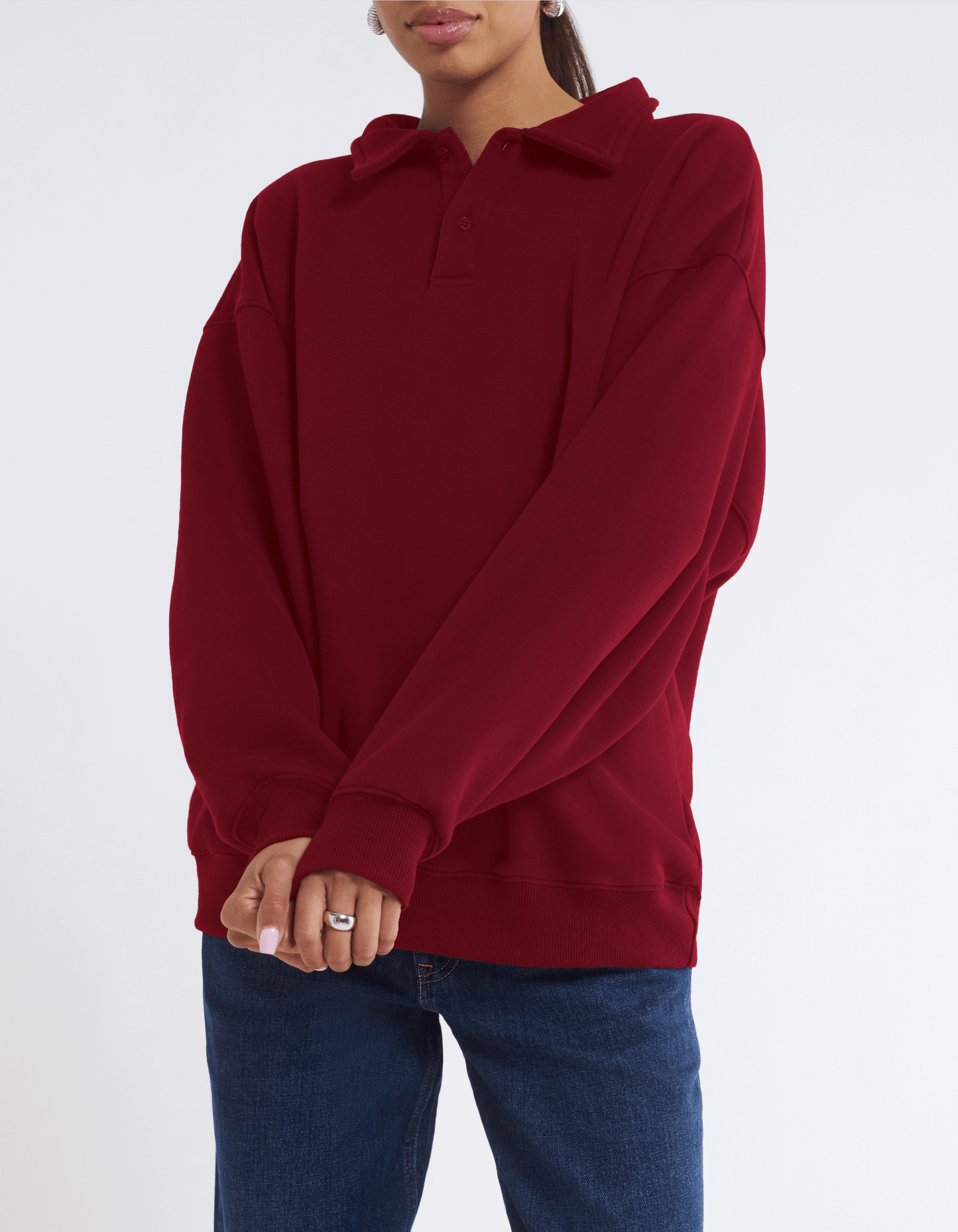 Airport Sweatshirt | Merlot