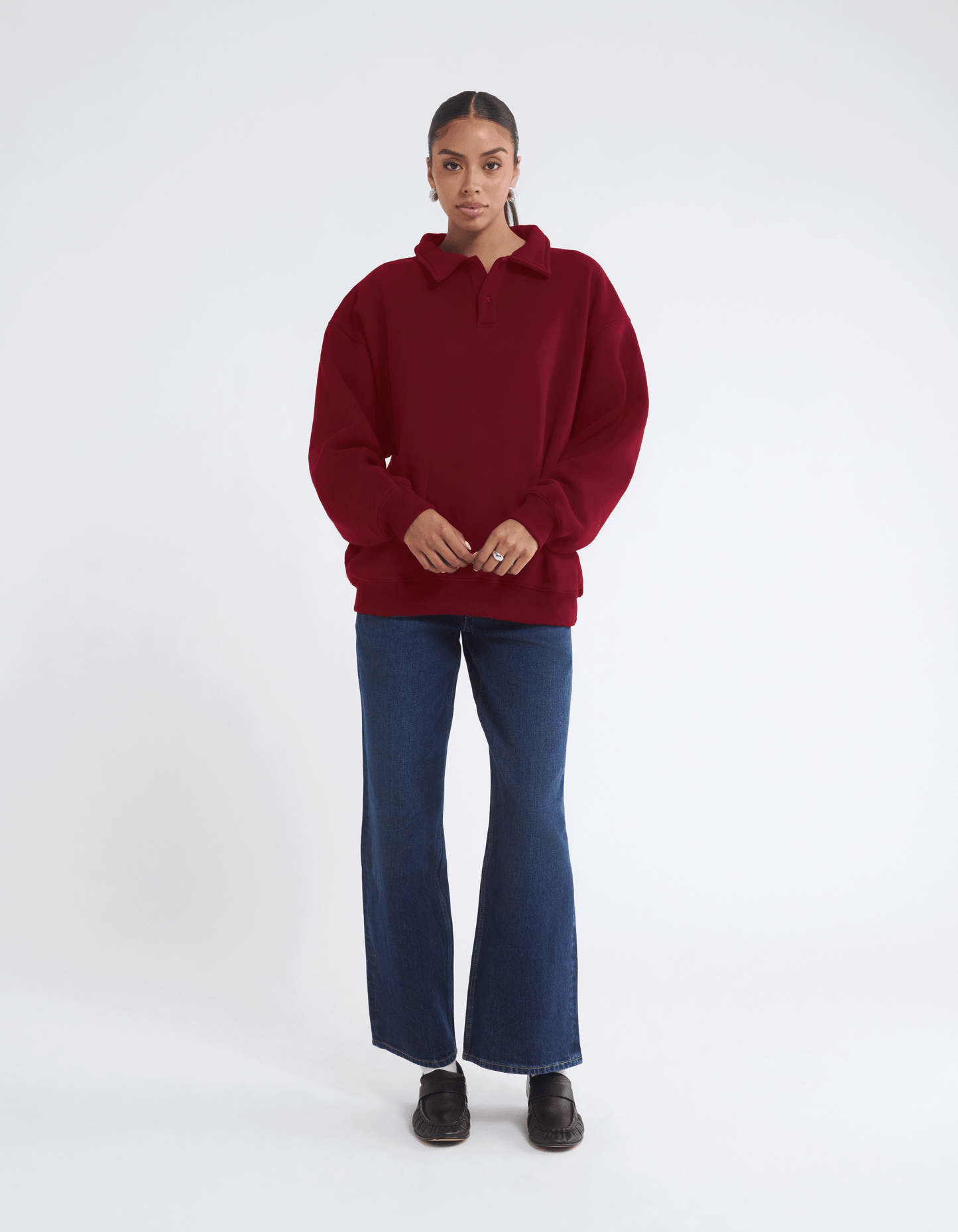 Airport Sweatshirt | Merlot