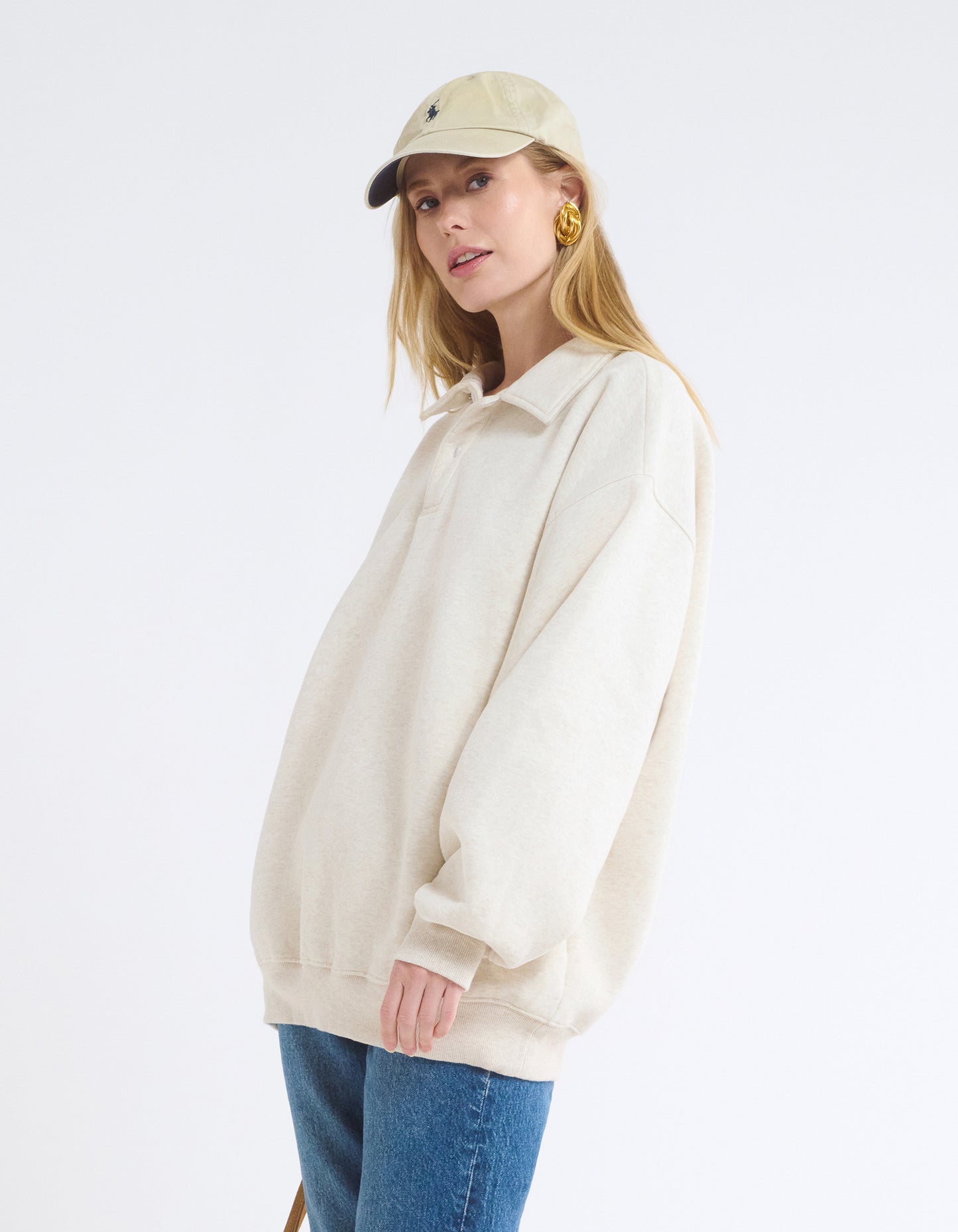 Airport Oversized Sweatshirt Oat