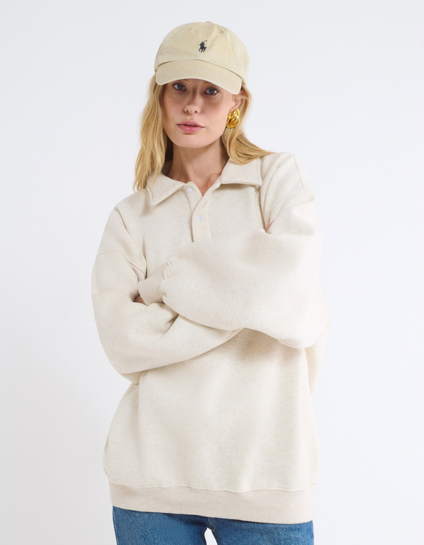 Airport Oversized Sweatshirt Oat