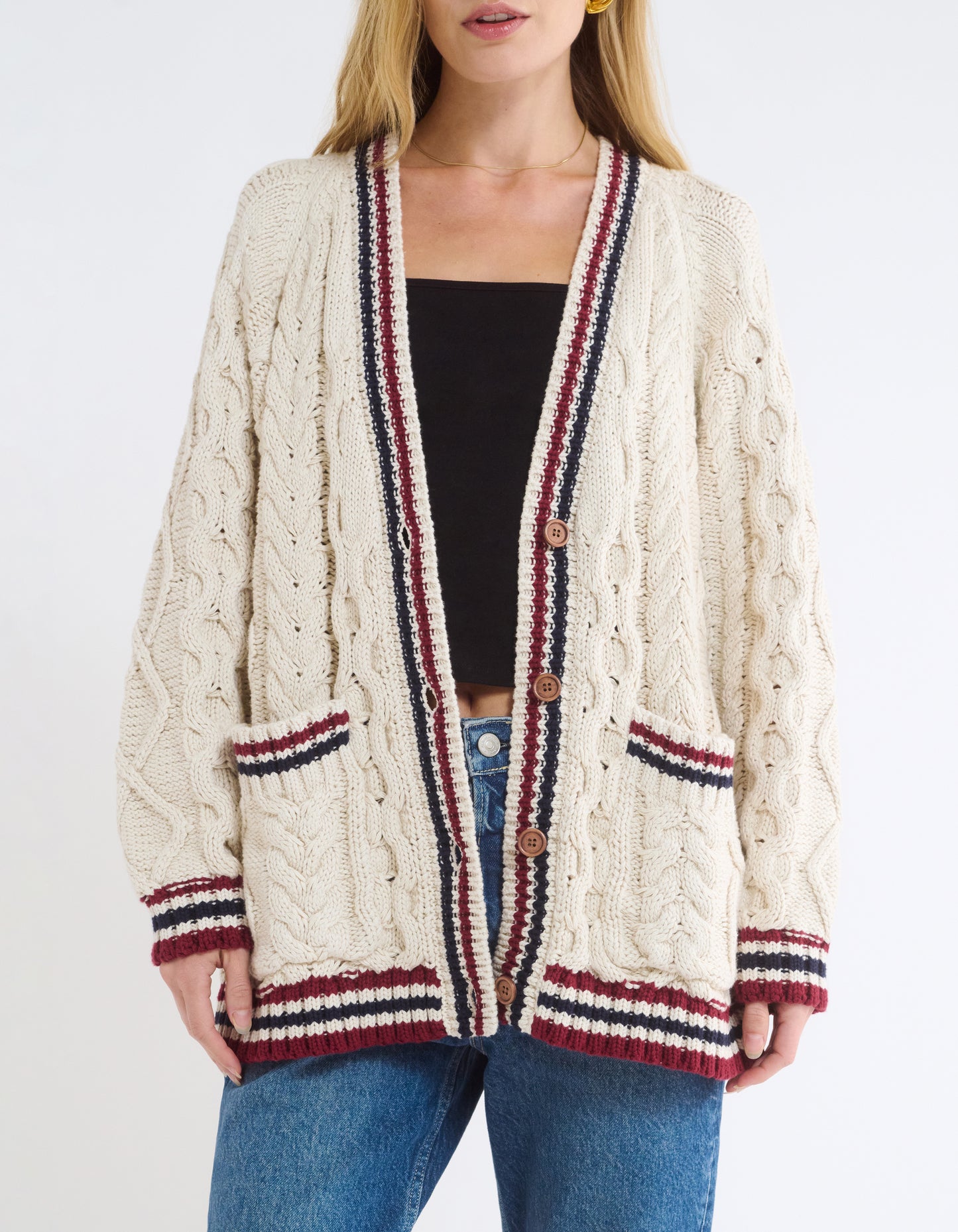 Alumni Cardigan | Cream