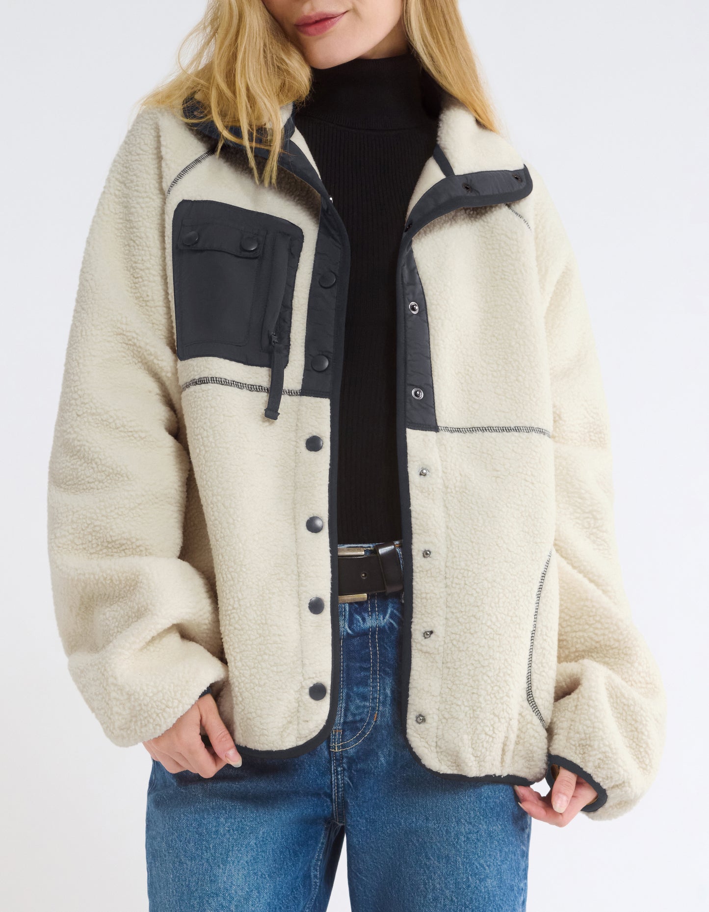 Aprés Sherpa Jacket | Ecru