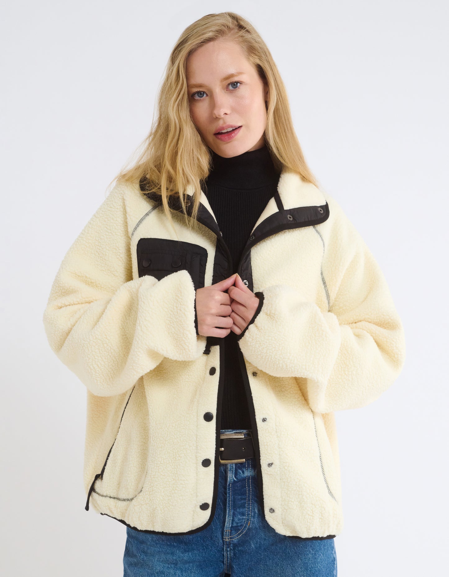 Aprés Sherpa Jacket | Ecru