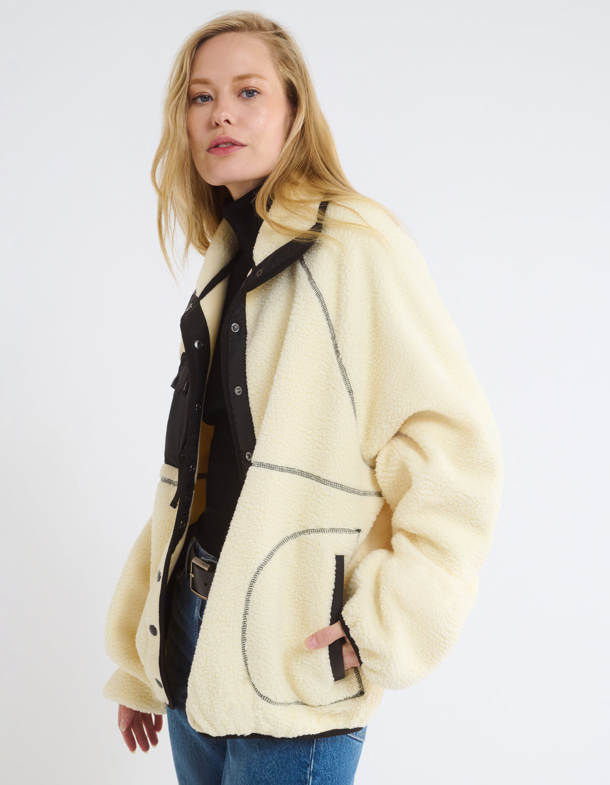 Aprés Sherpa Jacket | Ecru