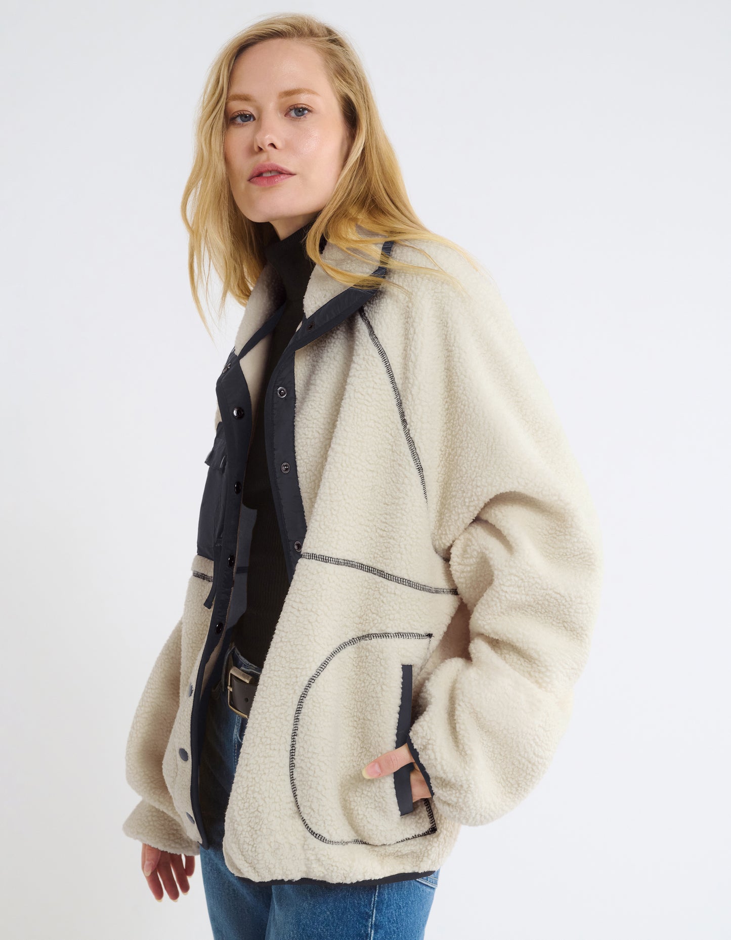 Aprés Sherpa Jacket | Ecru