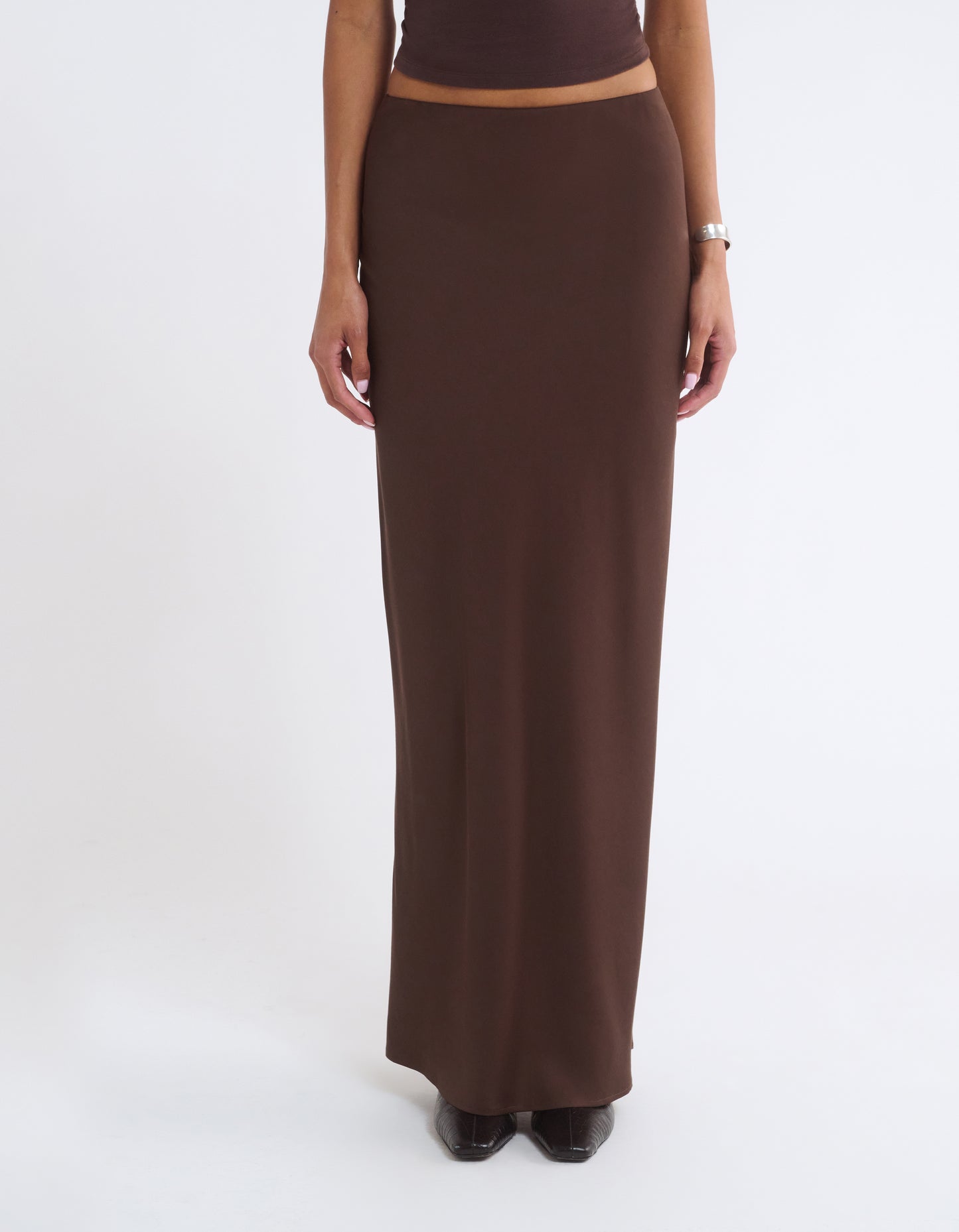 Archive Bias Maxi Skirt | Espresso