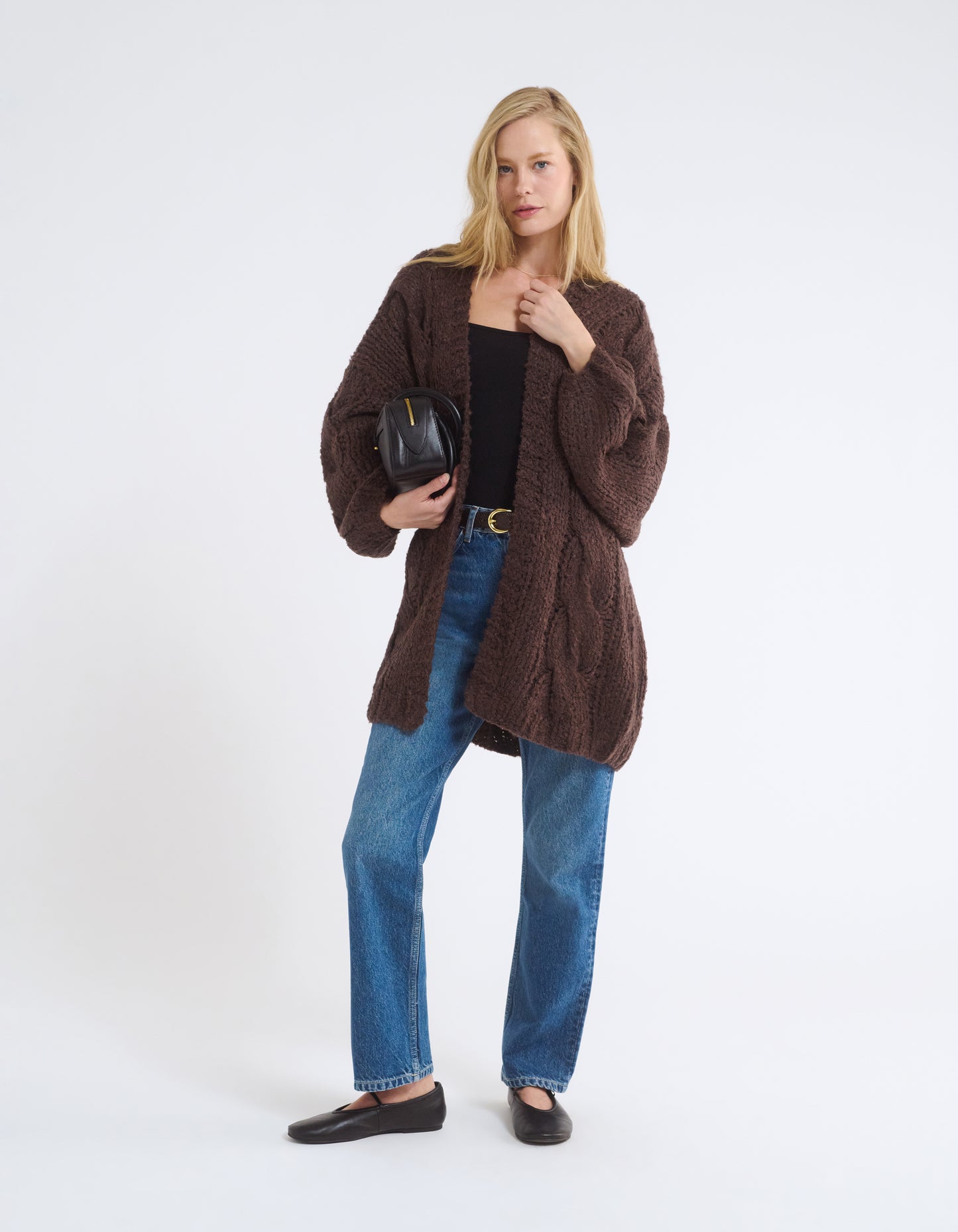 Aspen Cardigan | Espresso