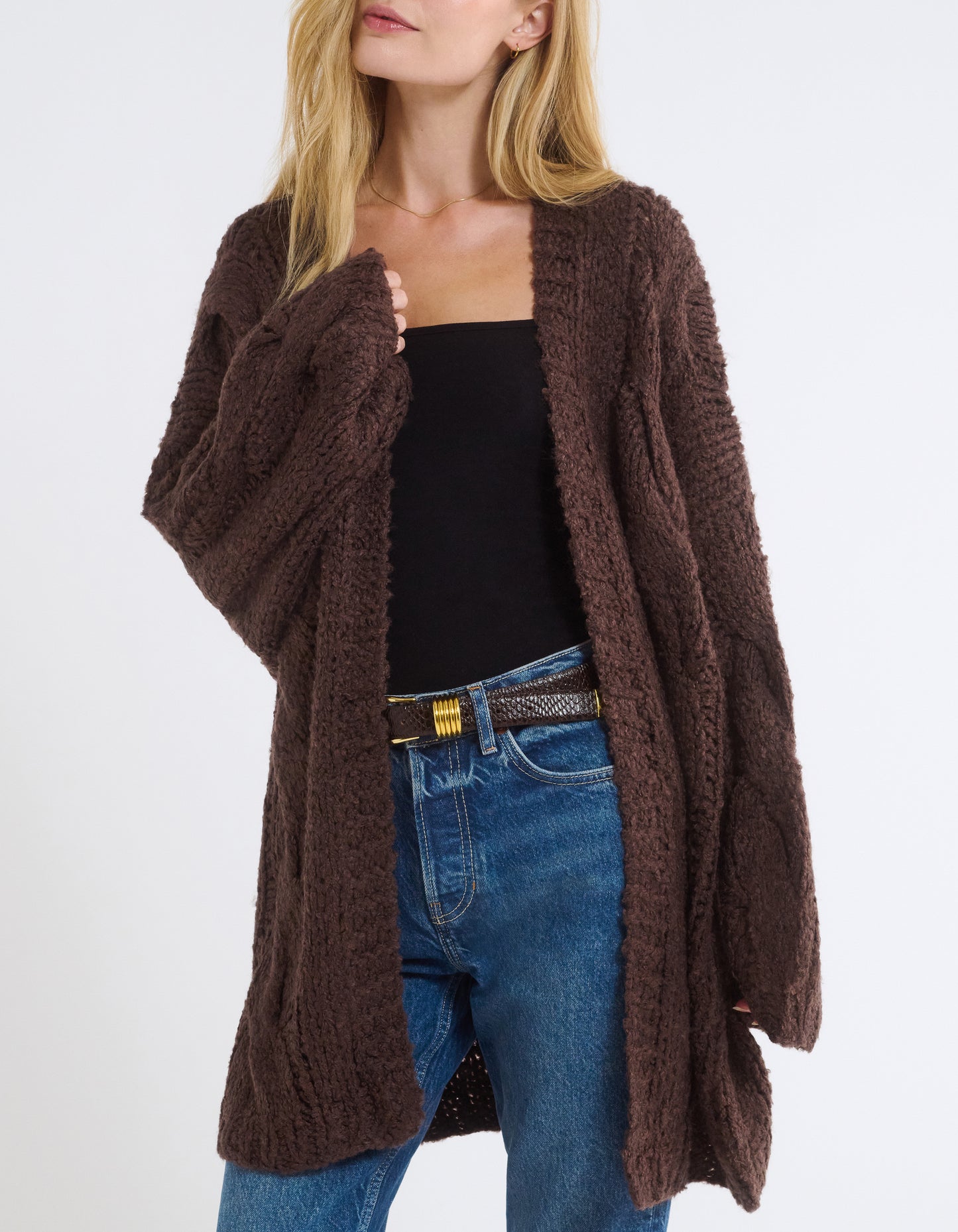 Aspen Cardigan | Espresso