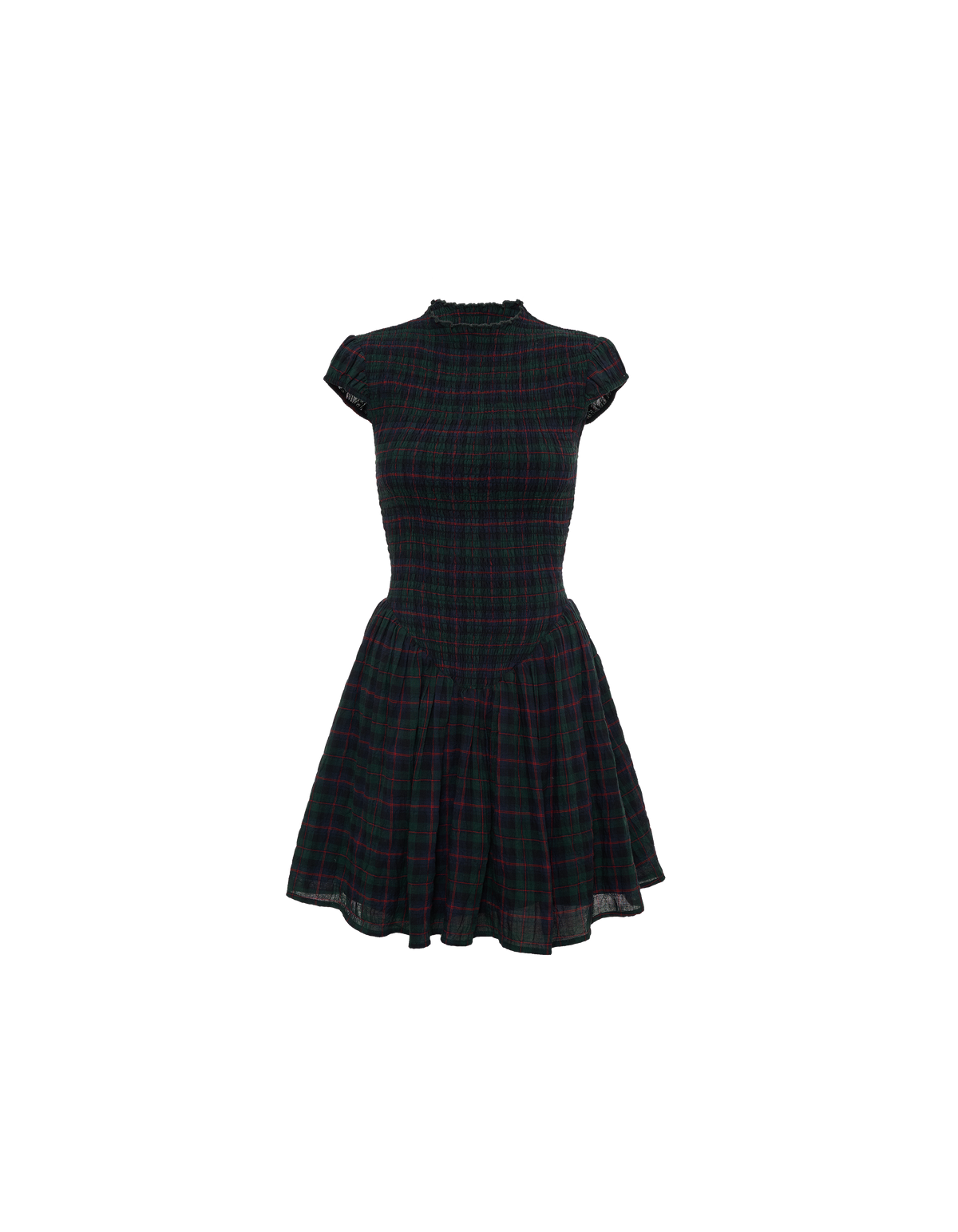 Women's Barclay Mini Dress in Mulberry Tartan