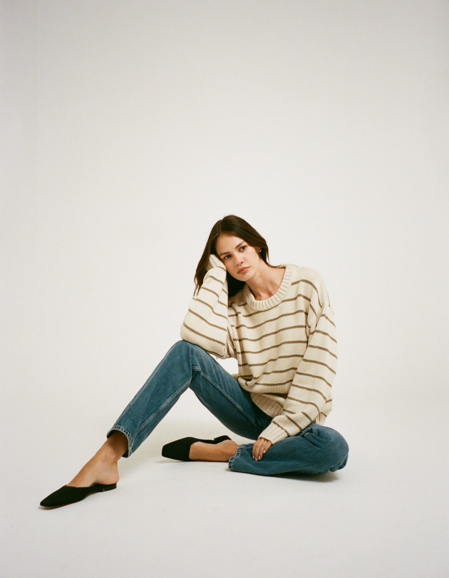 Bayside Sweater | Sandbar Stripe