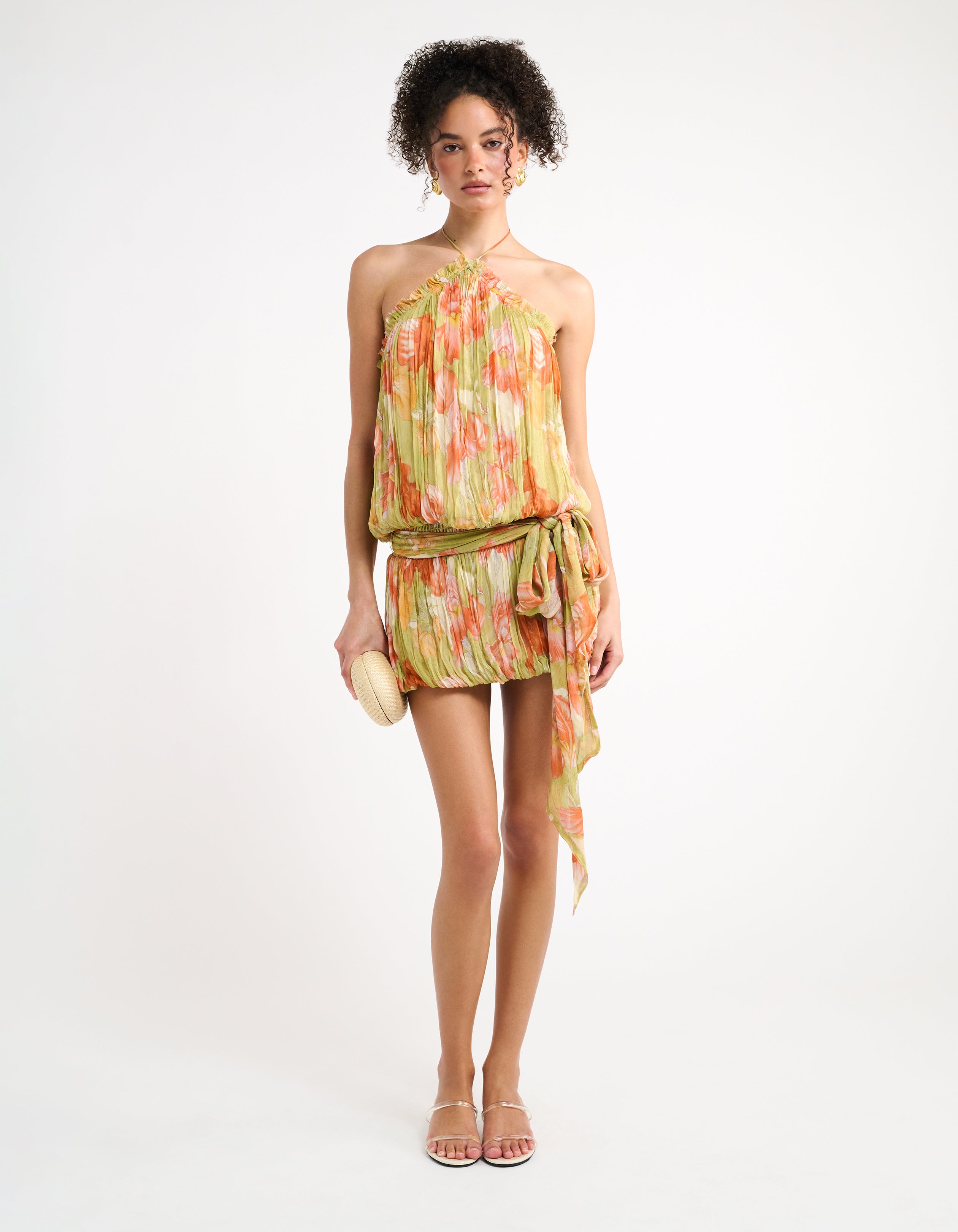 faithfull the brand caliente mini dress Caliente Mini Dress | Botanical Sunrise | Size XL