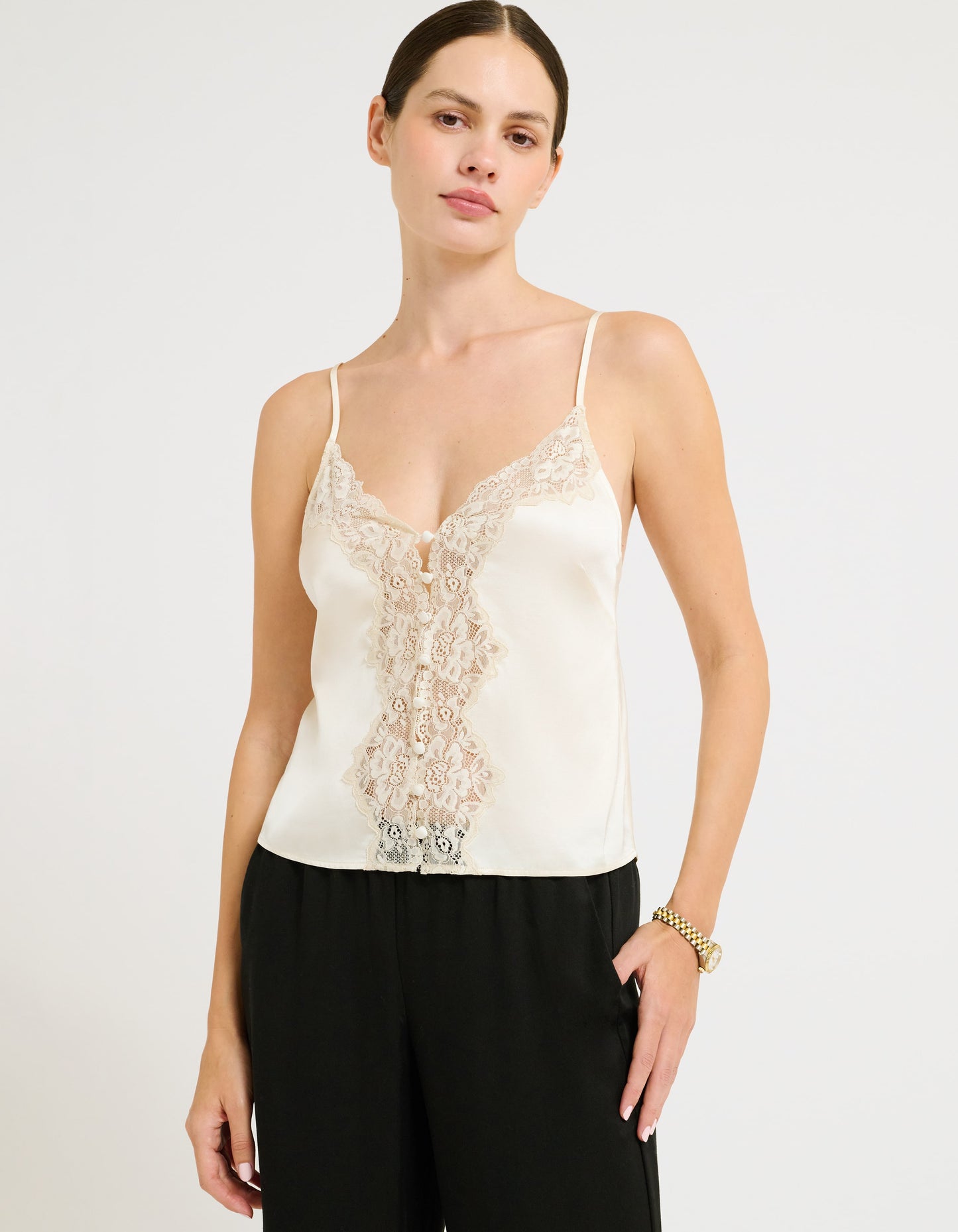 Chantilly Tank | Ivory