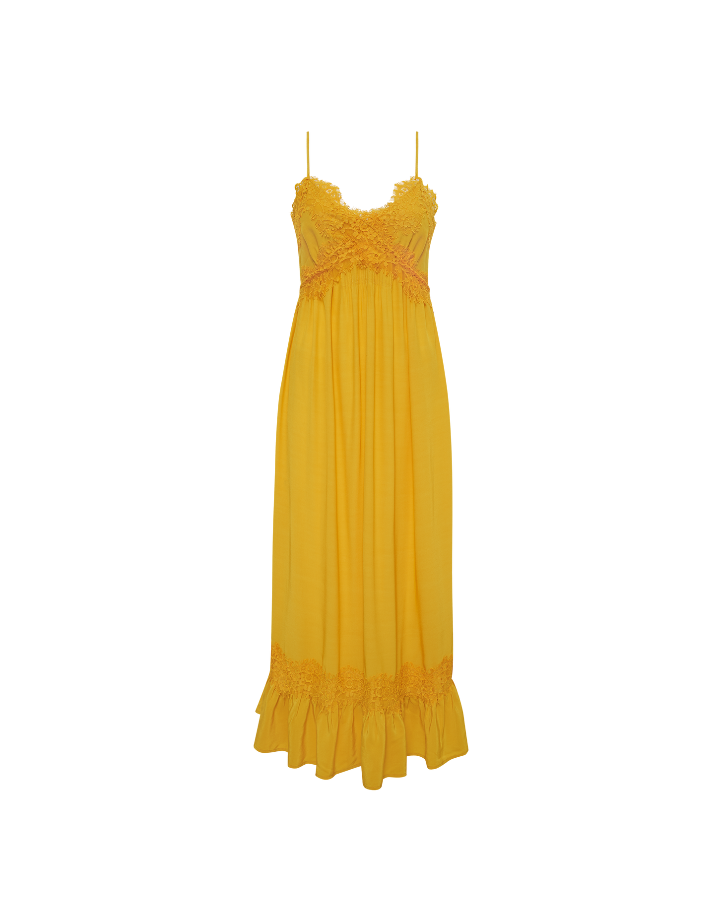 Driftlace Midi Dress | Marigold