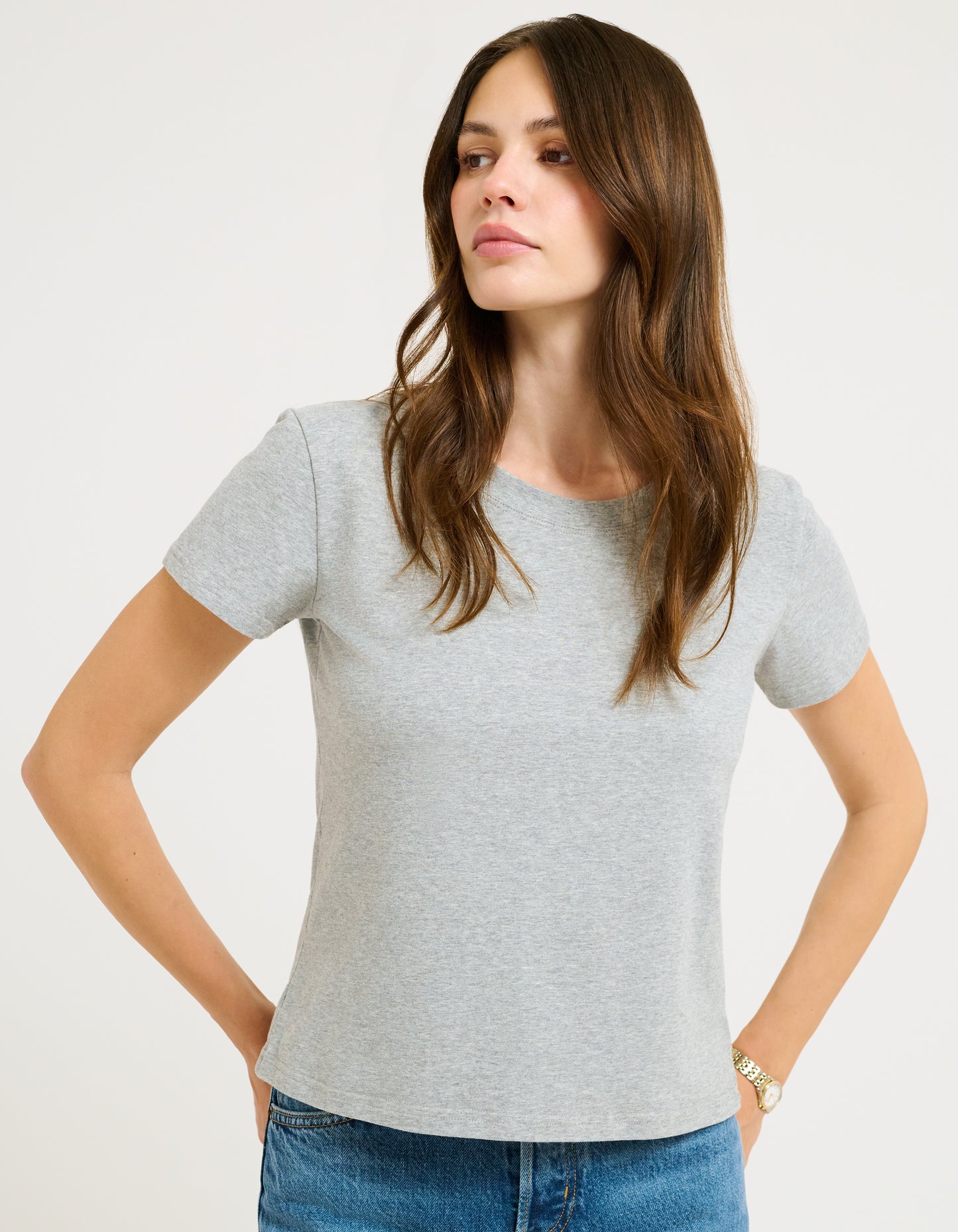 Essential Tee | Heather Gray