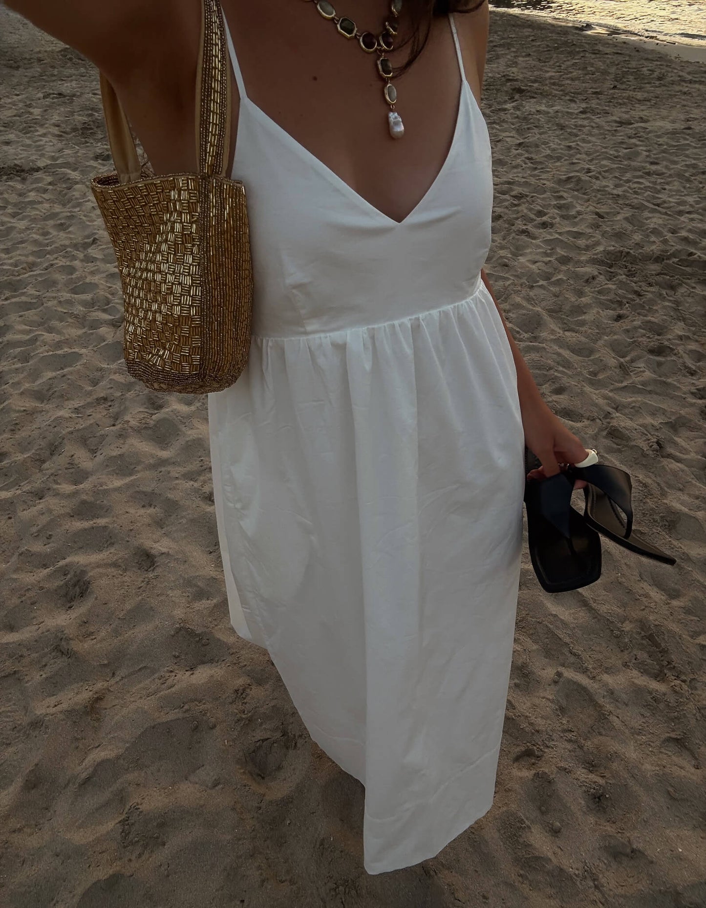 Everyday Midi Dress | White