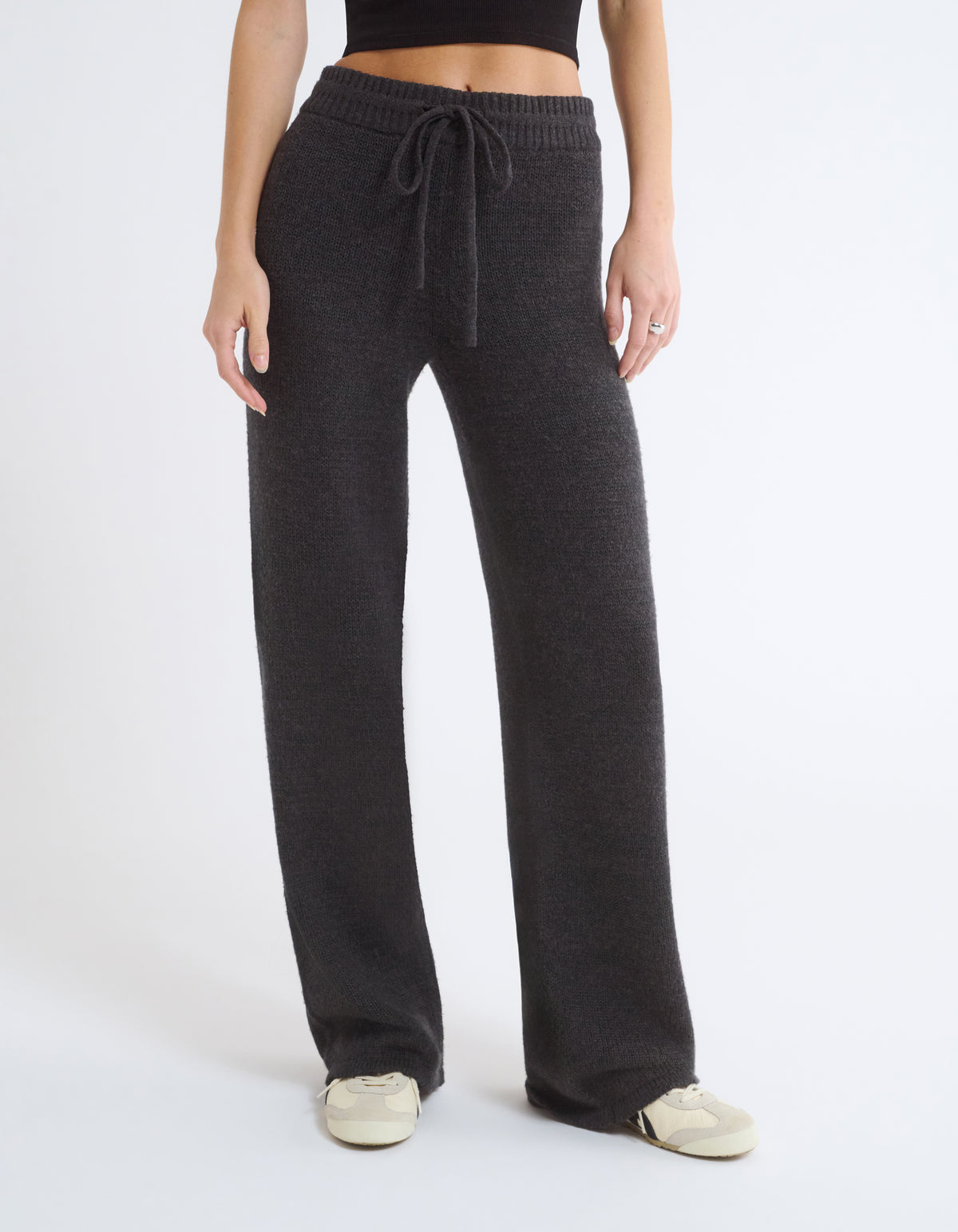Fair Isle Pant | Washed Black
