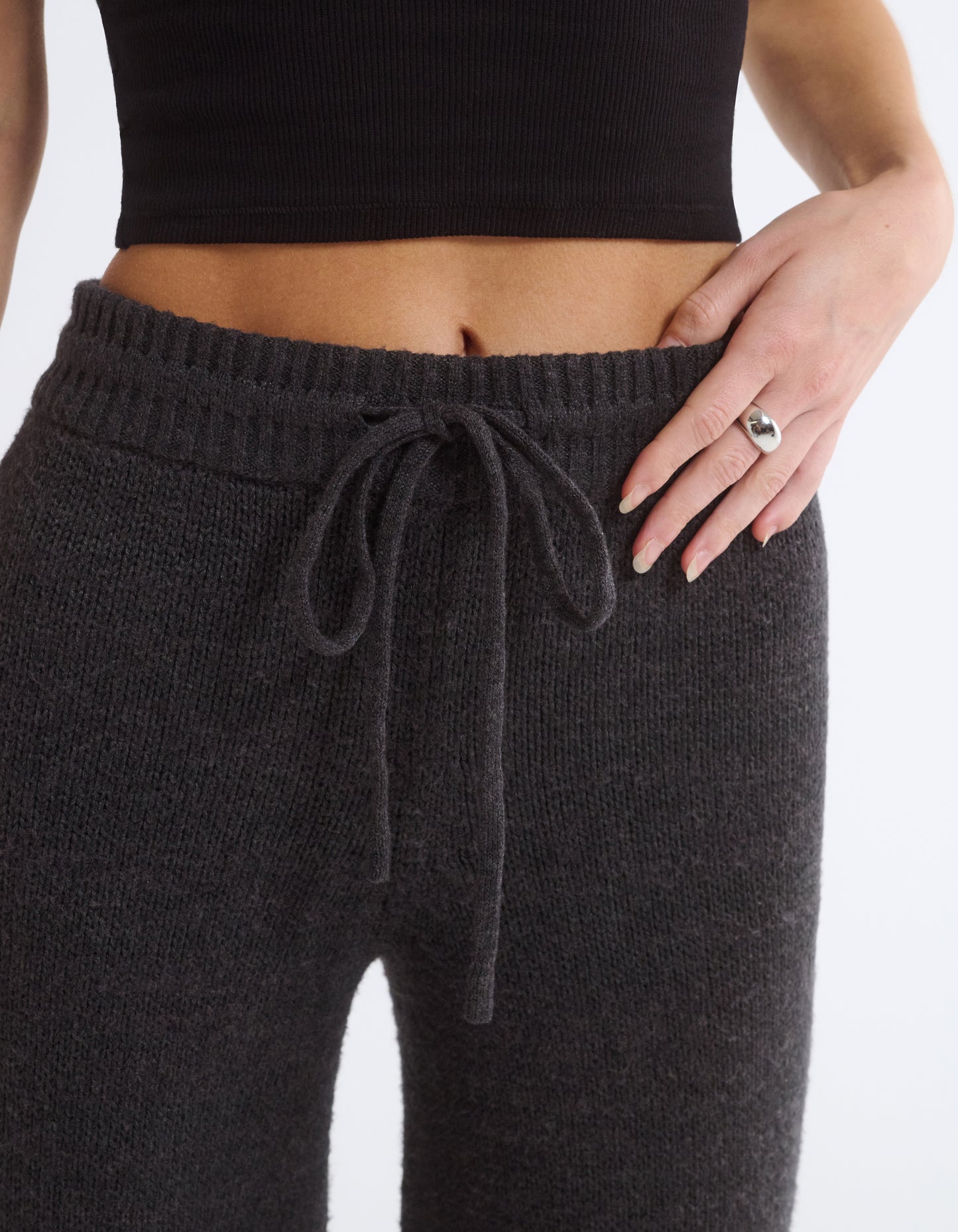 Fair Isle Pant | Washed Black