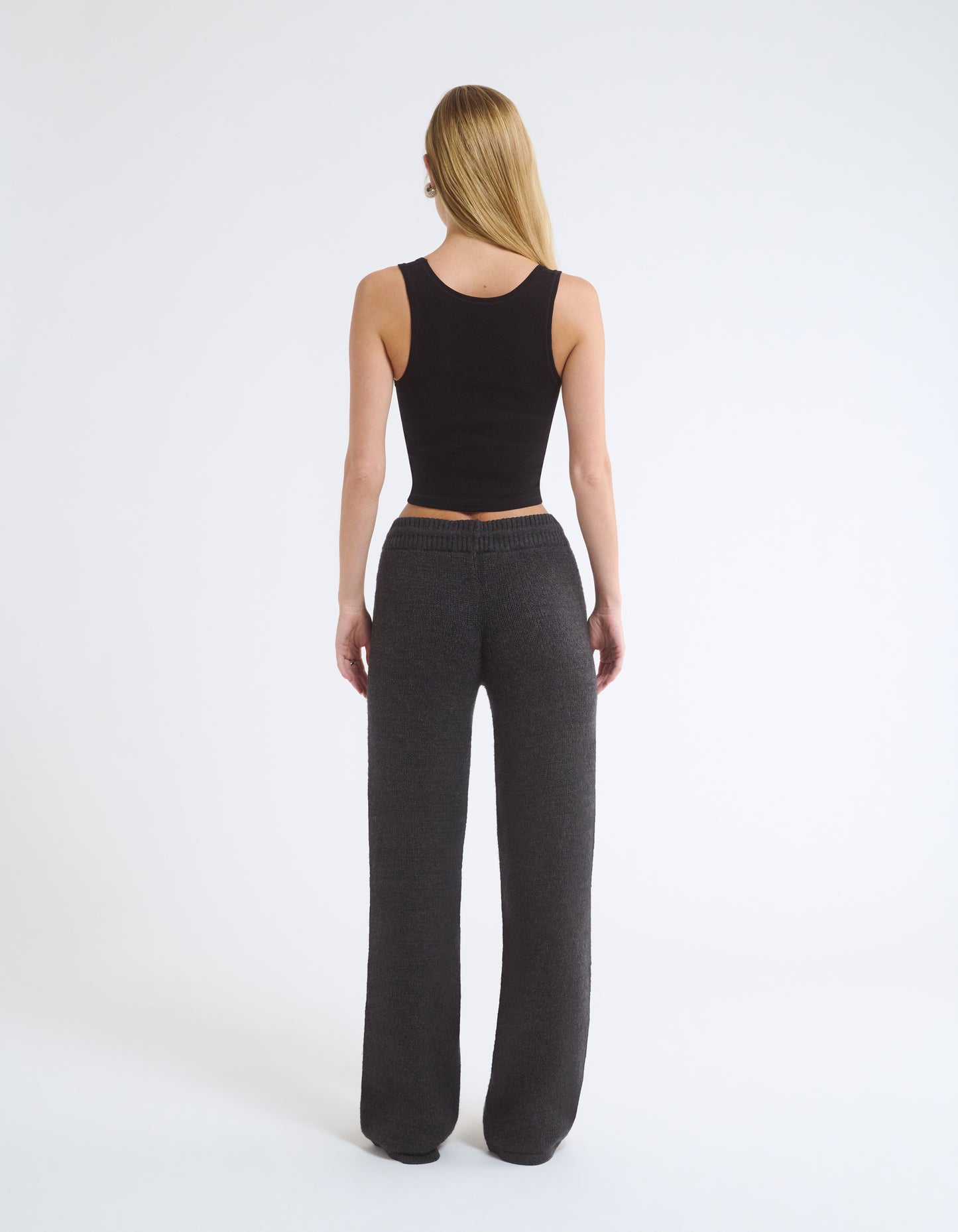 Fair Isle Pant | Washed Black