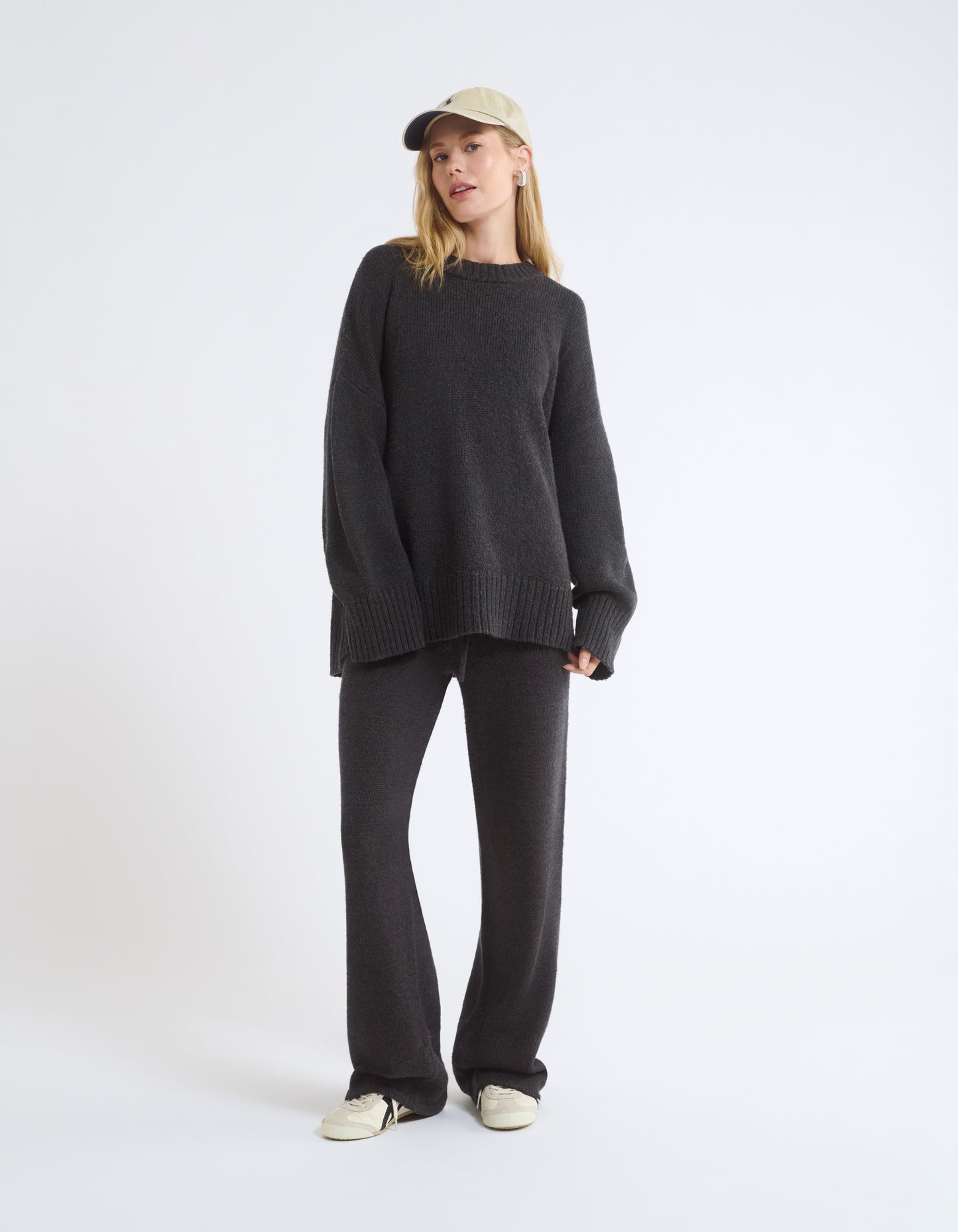 Fair Isle Sweater | Washed Black