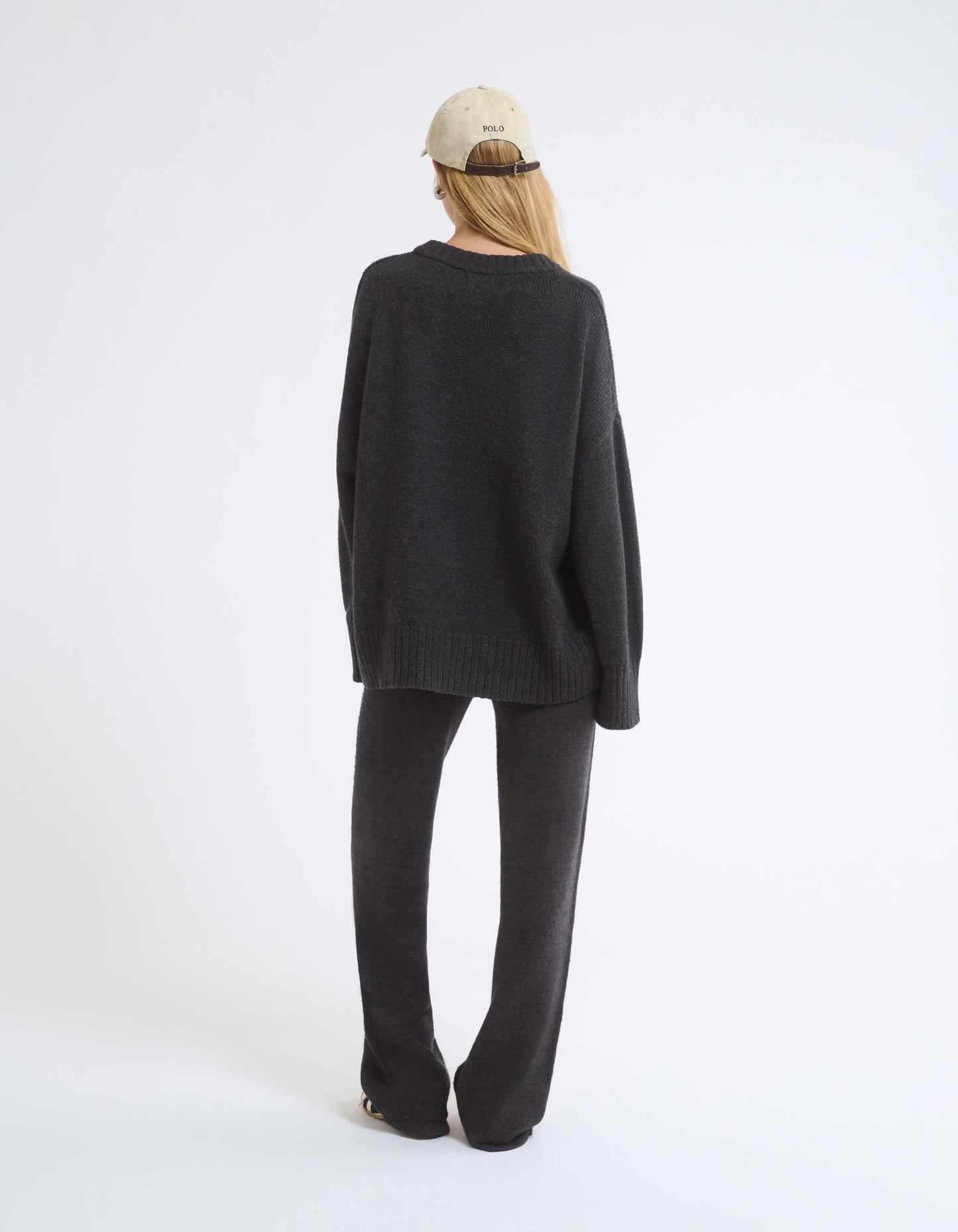 Fair Isle Sweater | Washed Black