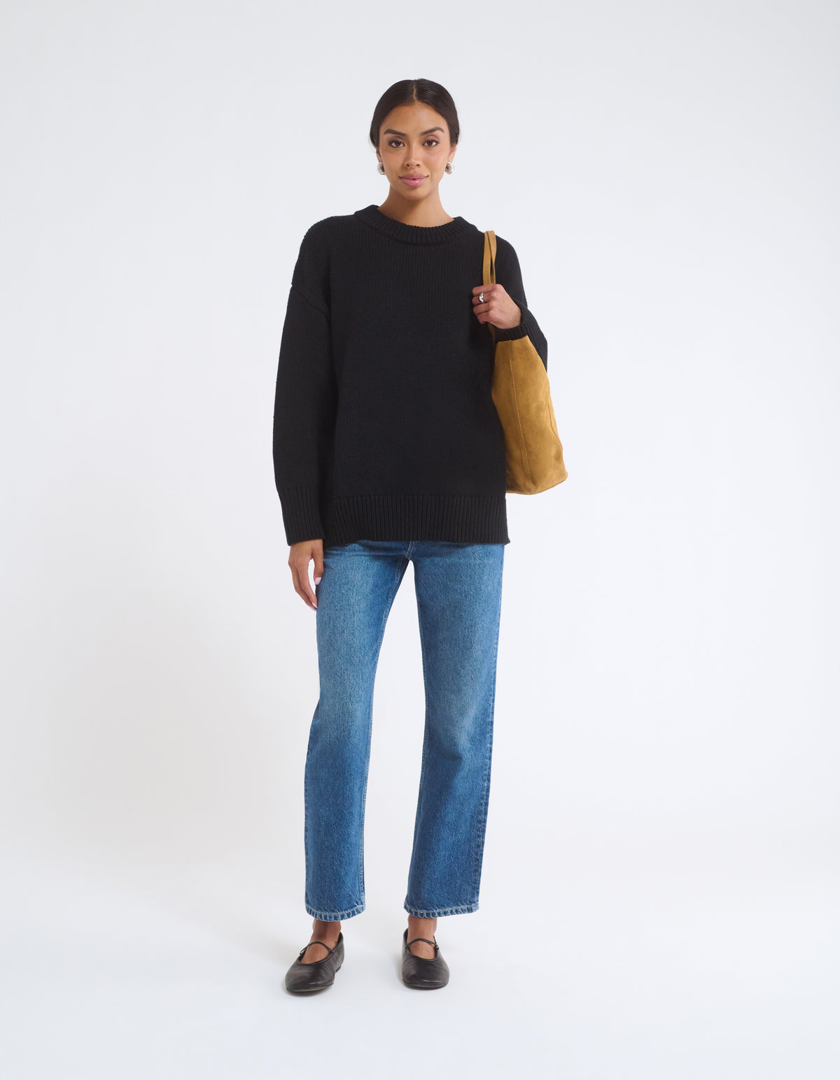 Fair Isle Sweater | Black