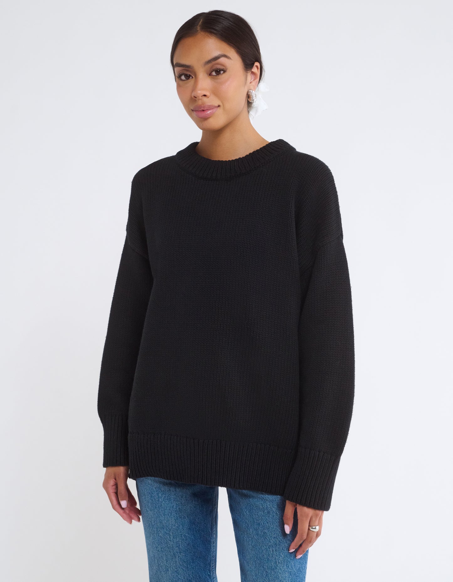 Fair Isle Sweater | Black