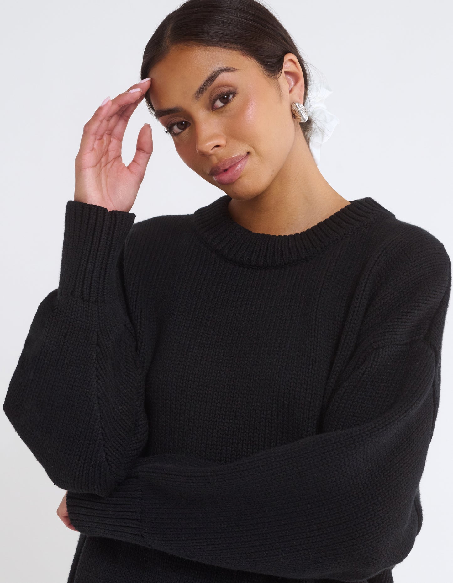 Fair Isle Sweater | Black