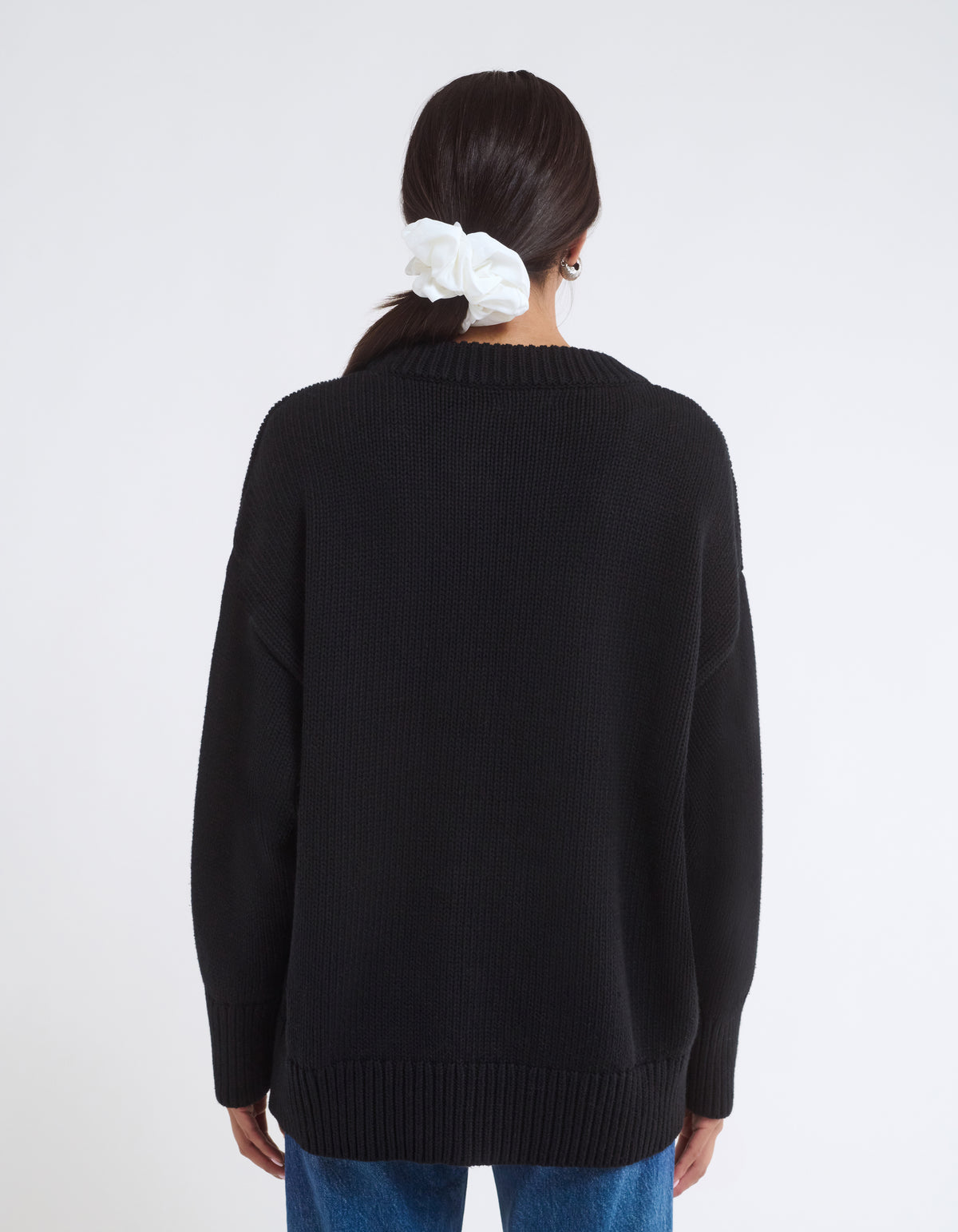 Fair Isle Sweater | Black