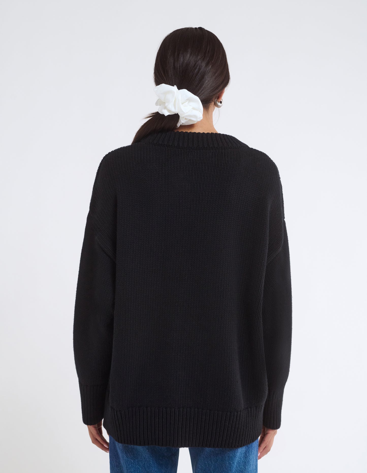 Fair Isle Sweater | Black
