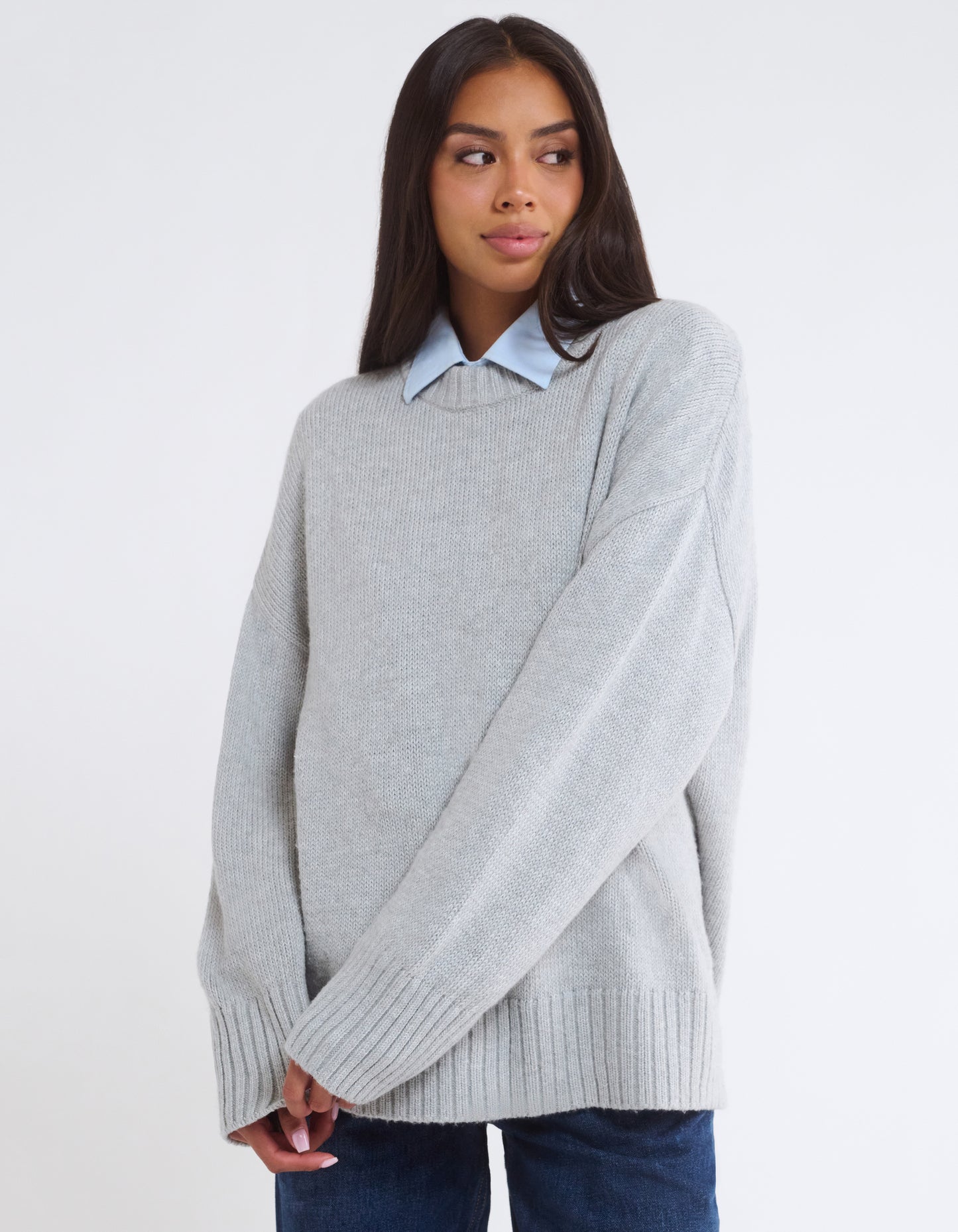 Fair Isle Sweater | Heather Gray