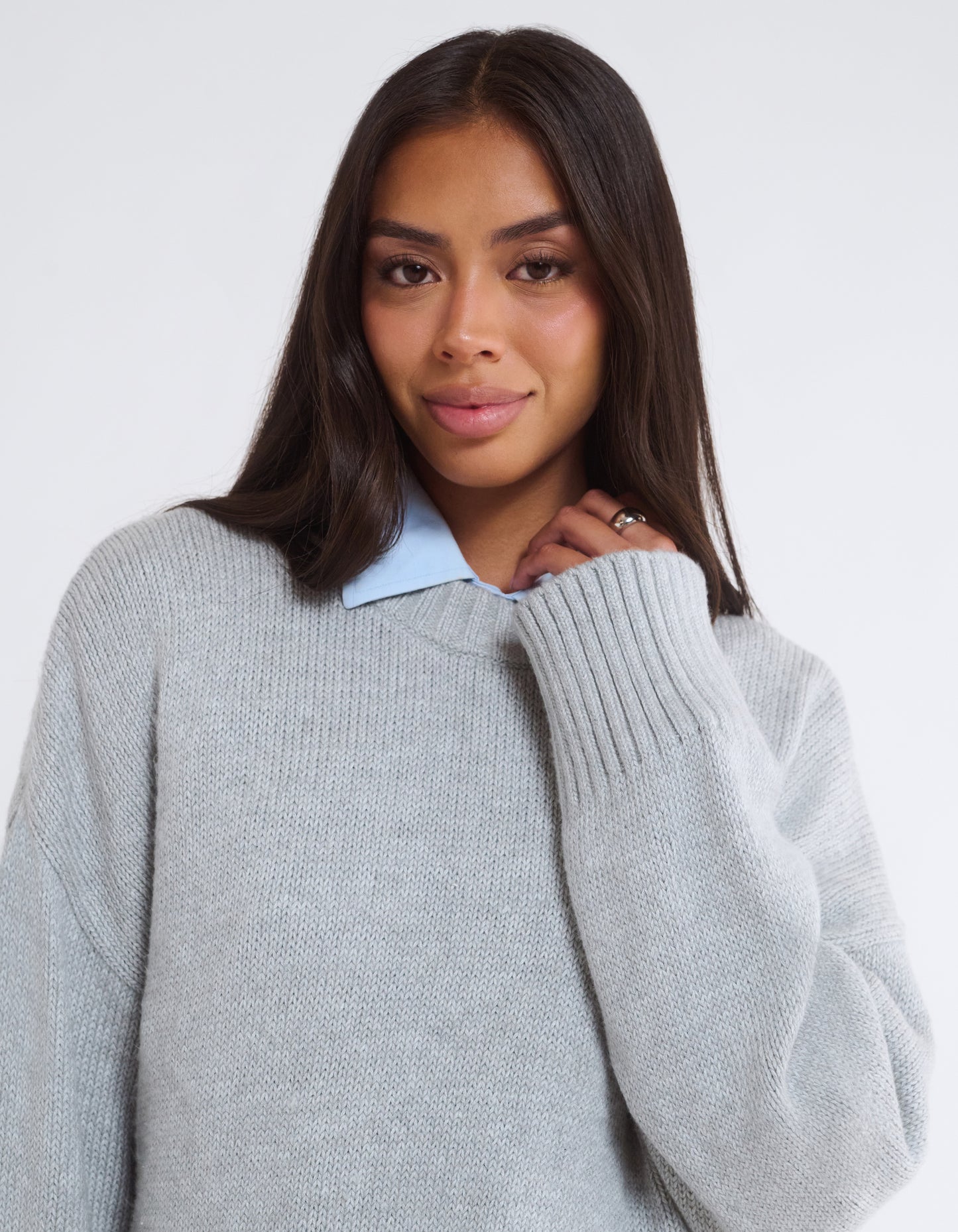 Fair Isle Sweater | Heather Gray