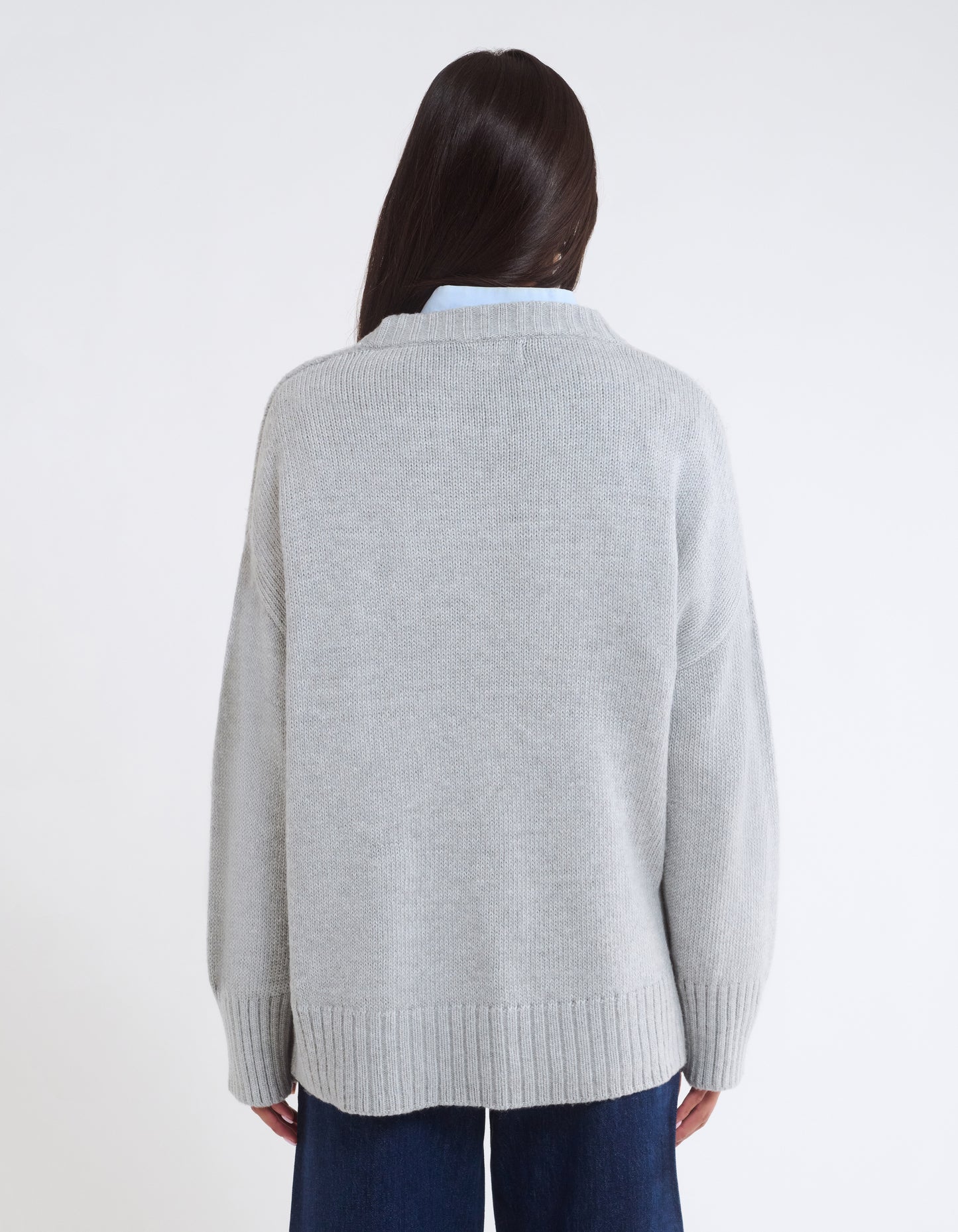 Fair Isle Sweater | Heather Gray