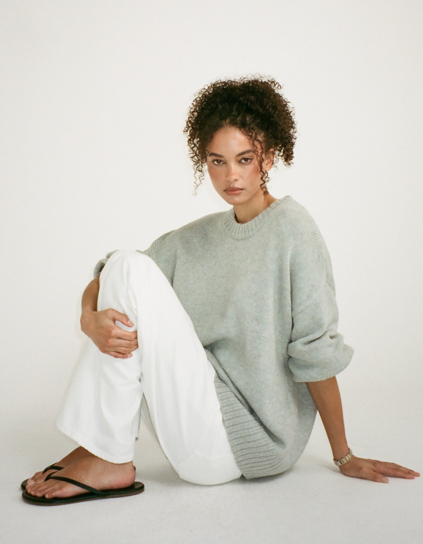 Fair Isle Sweater | Heather Gray