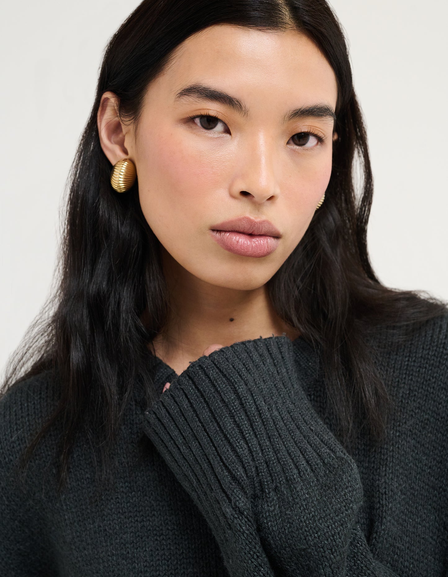 Fair Isle Sweater | Washed Black