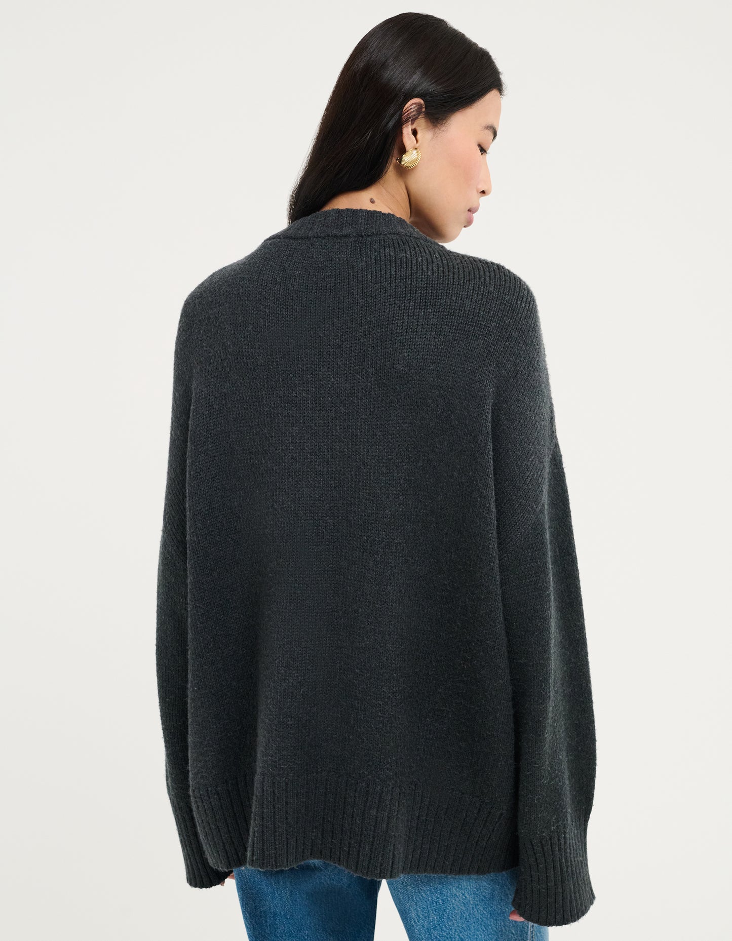 Fair Isle Sweater | Washed Black