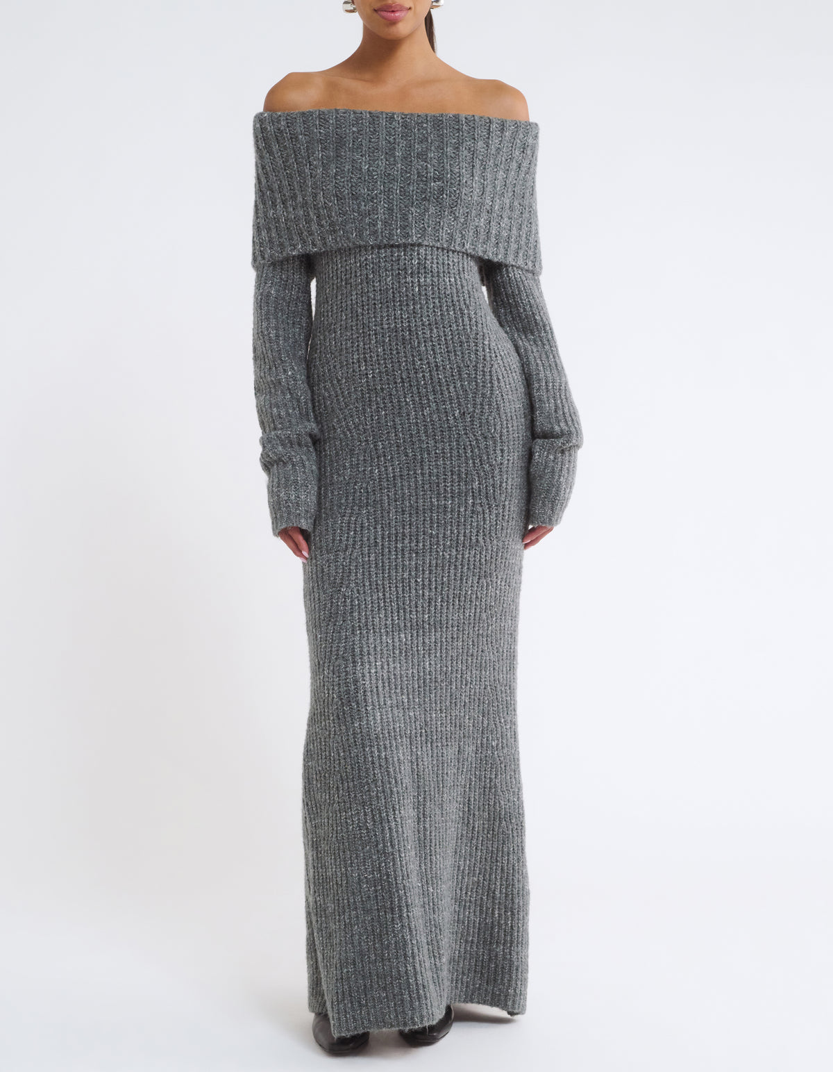 Fireside Maxi Dress | Charcoal Heather