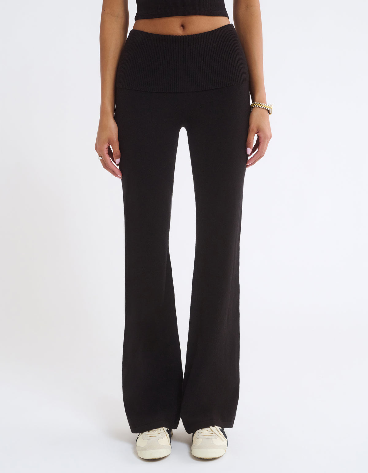 Foldover Pant | Black