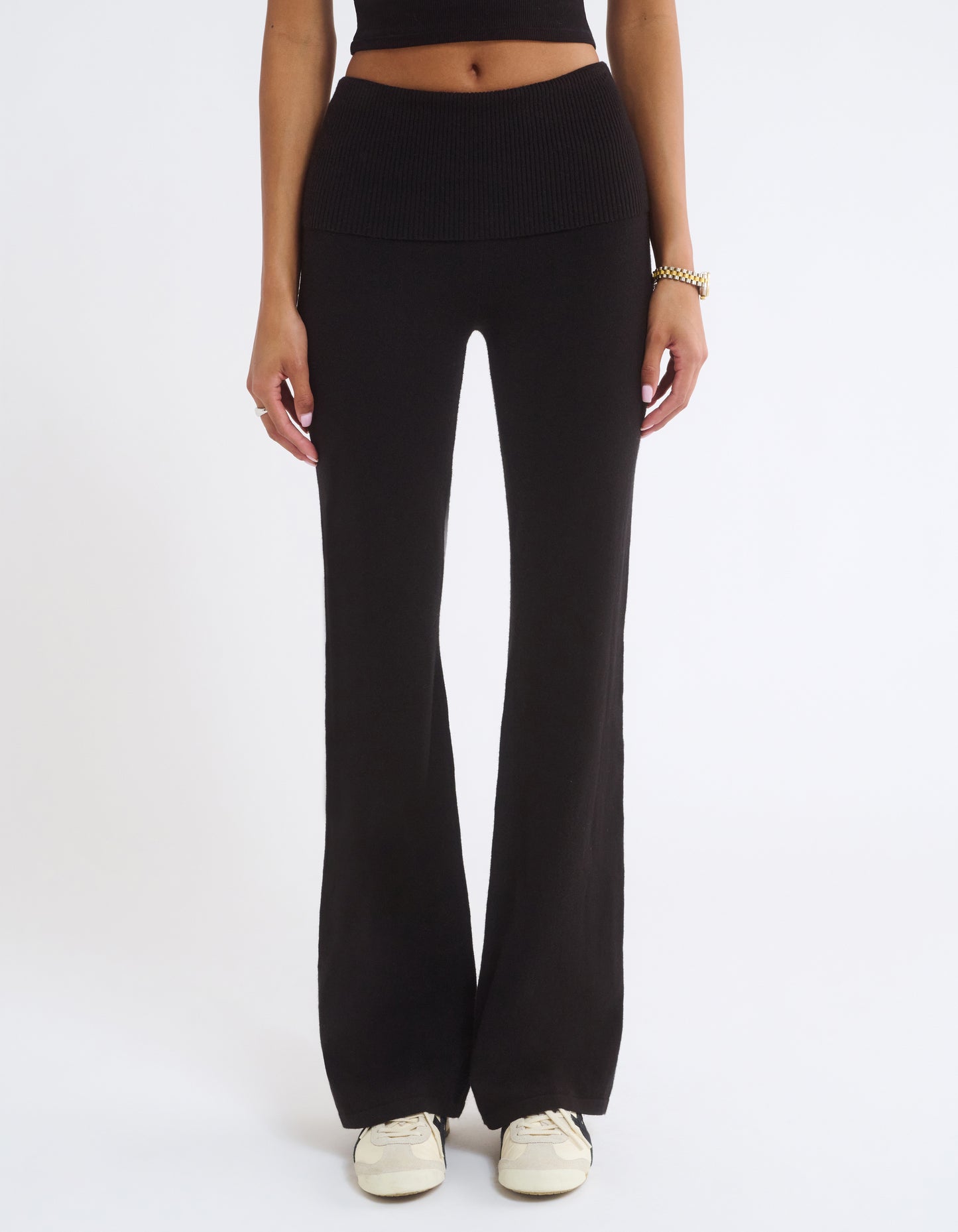Foldover Pant | Black