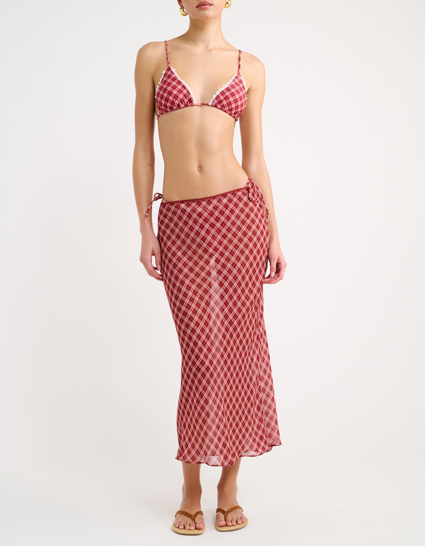 Stroll Midi Skirt | Country Check
