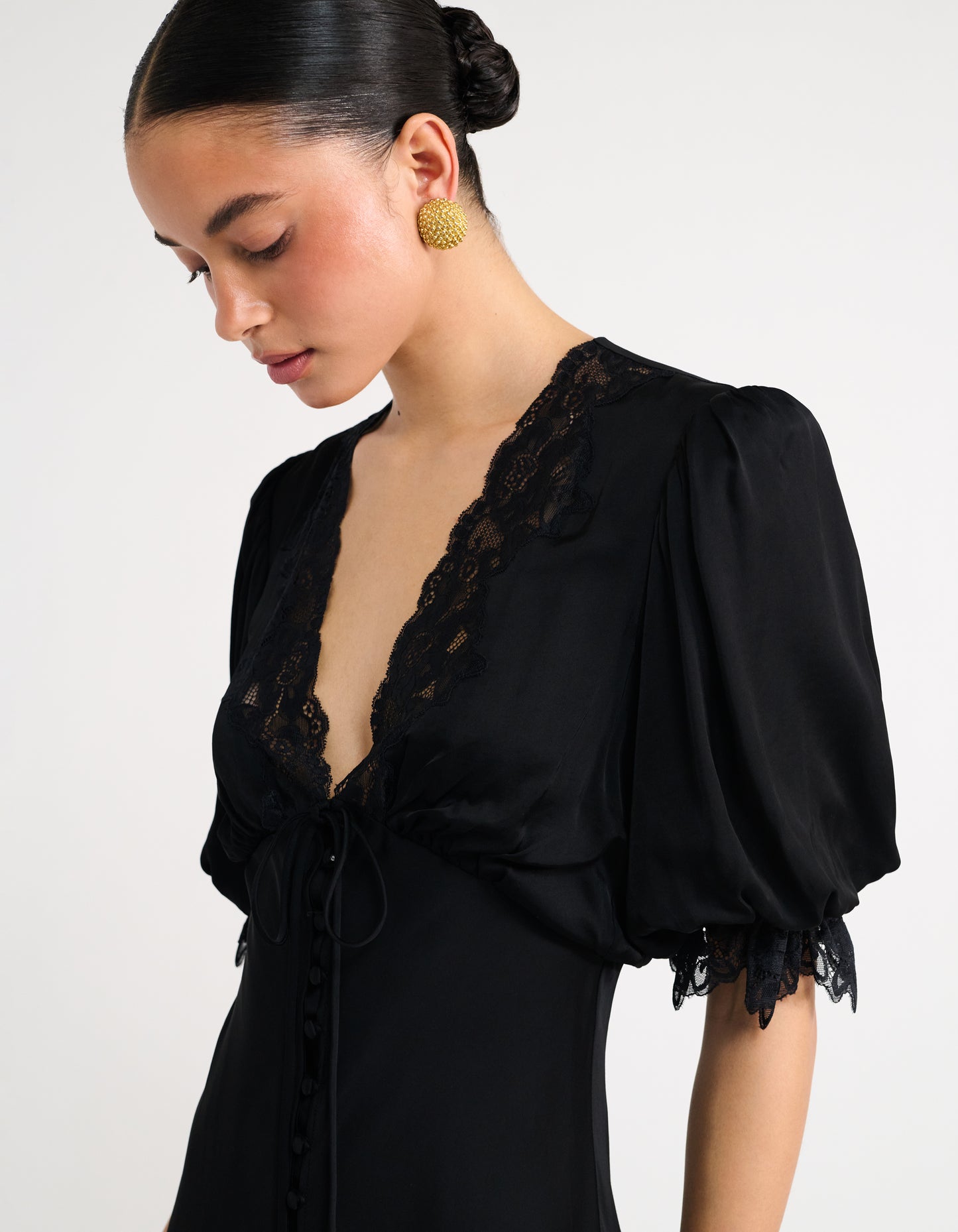 Honey Duster Maxi Dress | Black