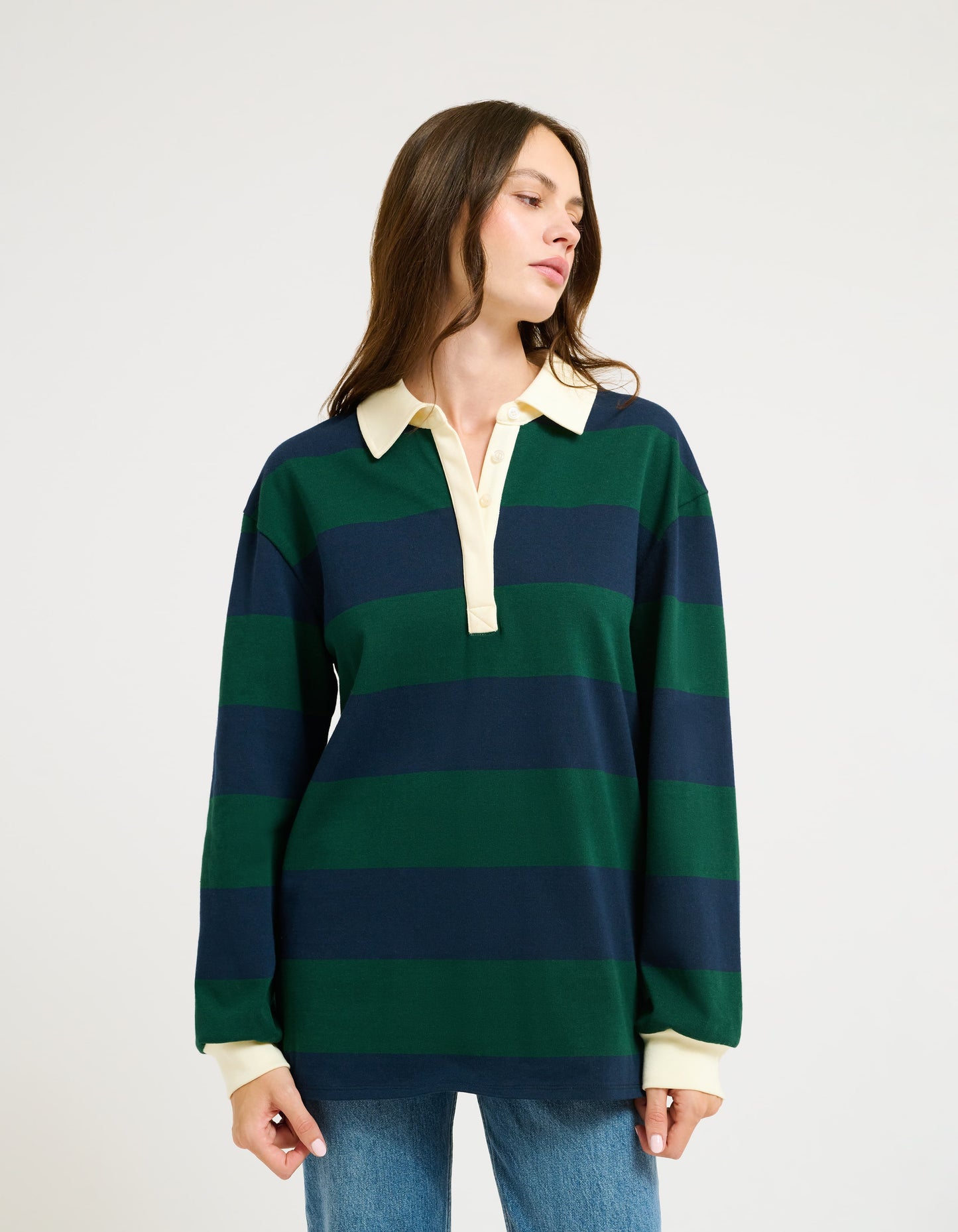 Ivy League Pullover | Dartmouth Stripe