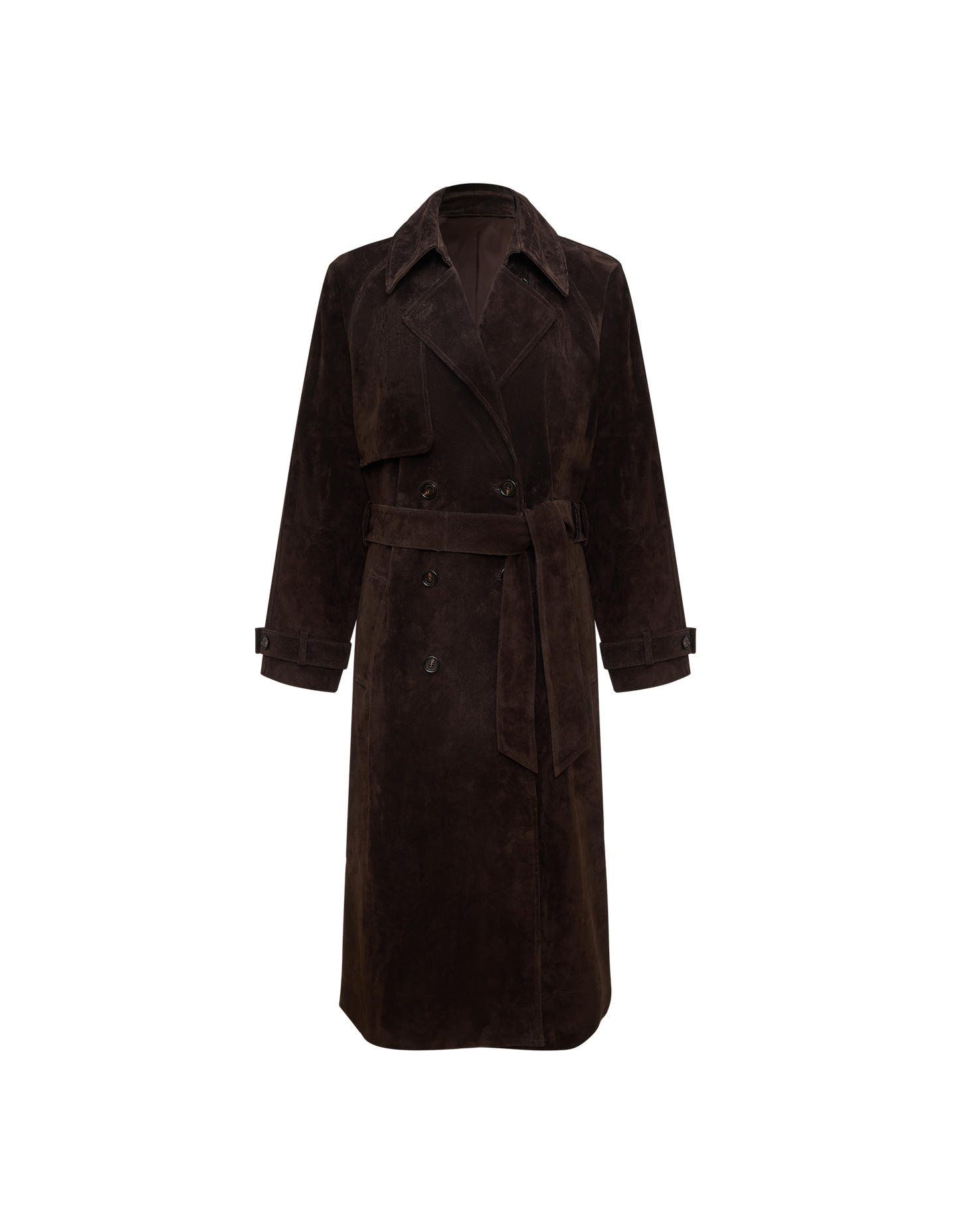 Kennedy Trench | Espresso Suede Jacket