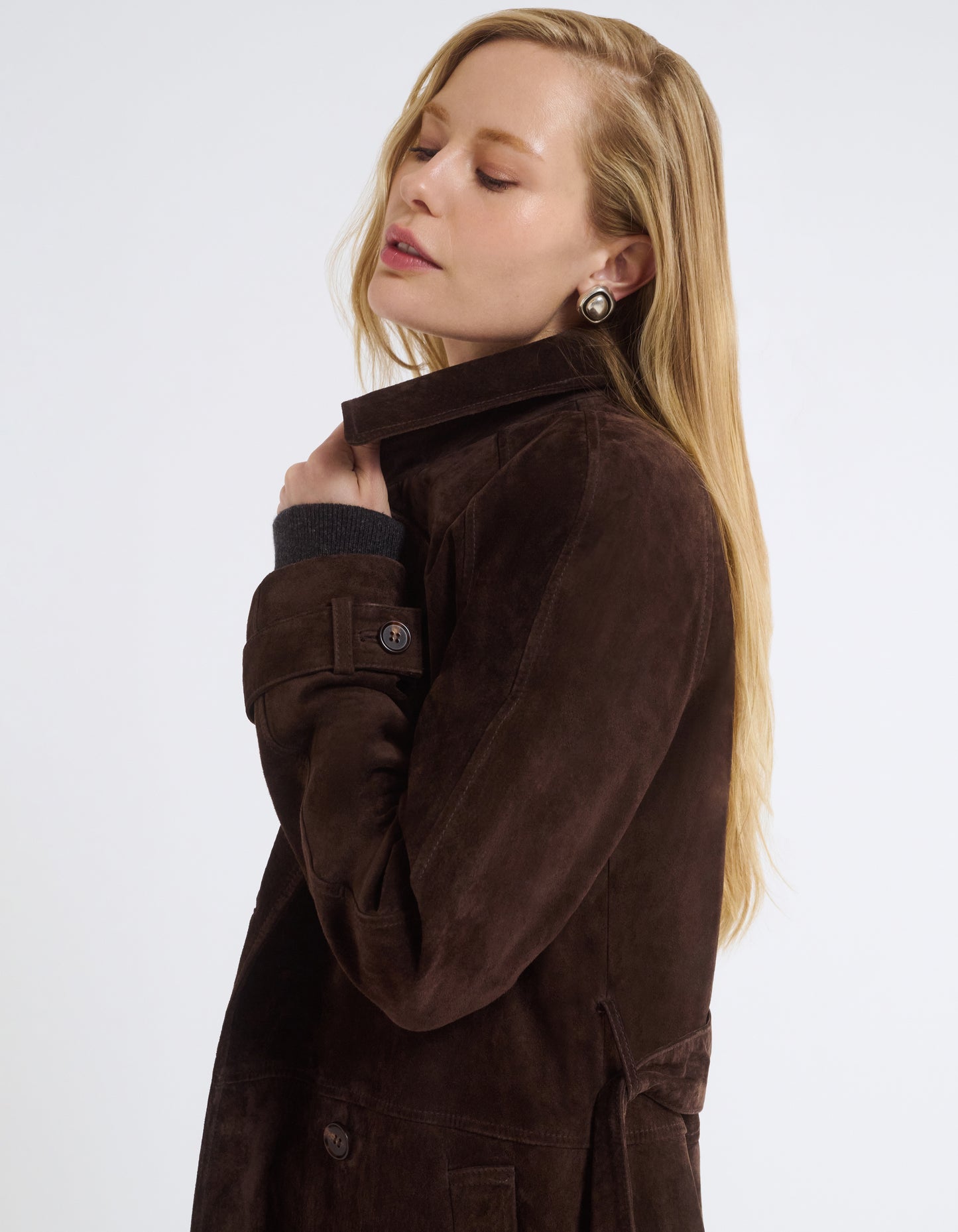 Kennedy Trench | Espresso Suede