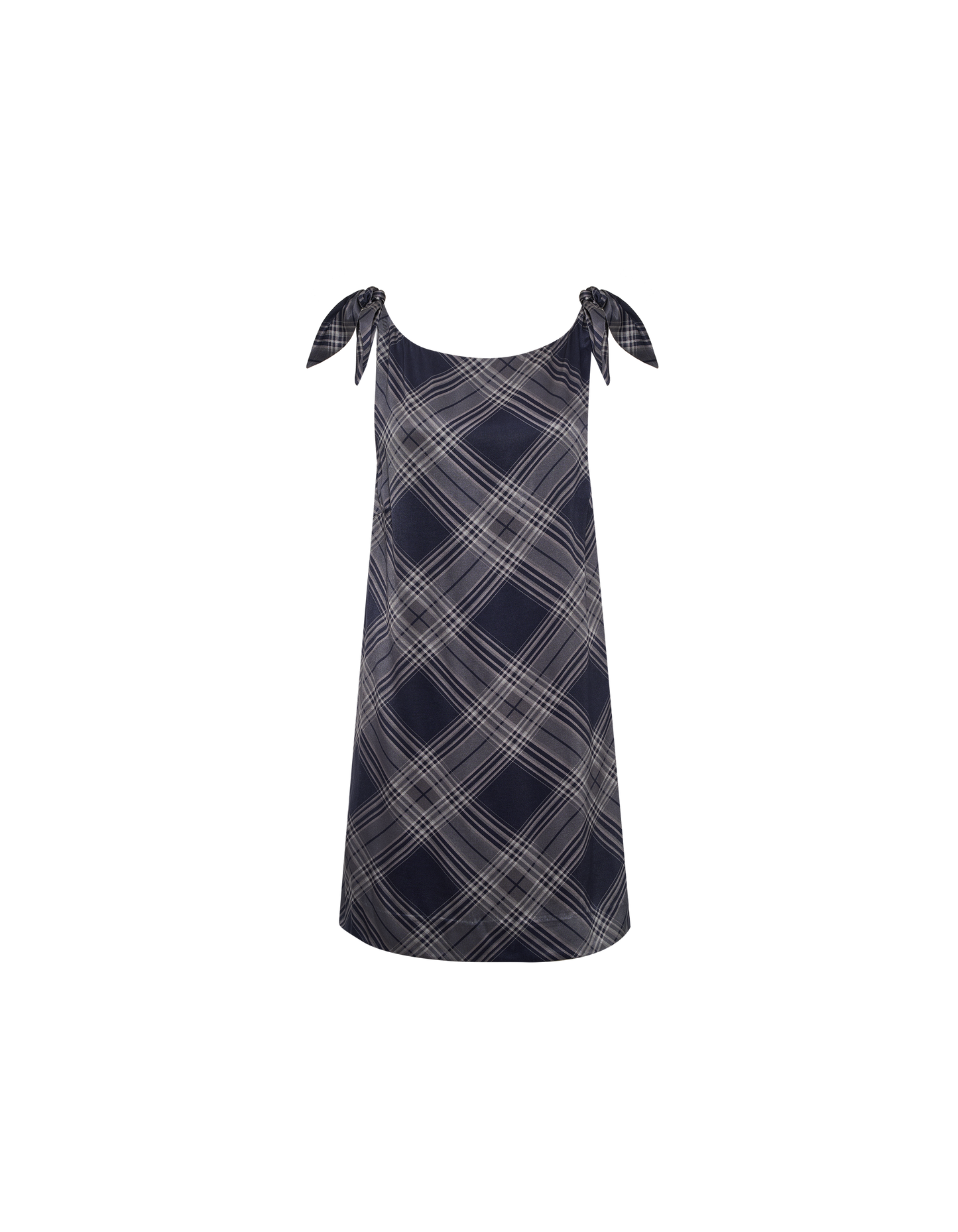 Lennon Mini Dress | Midnight Tartan