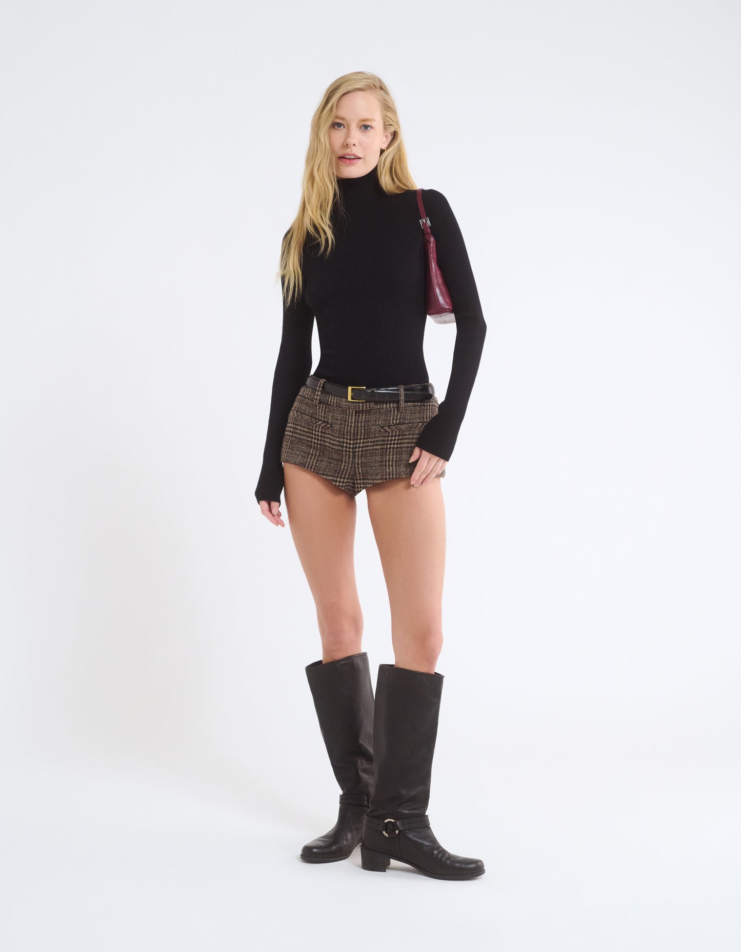 Micro Short | Manchester Plaid