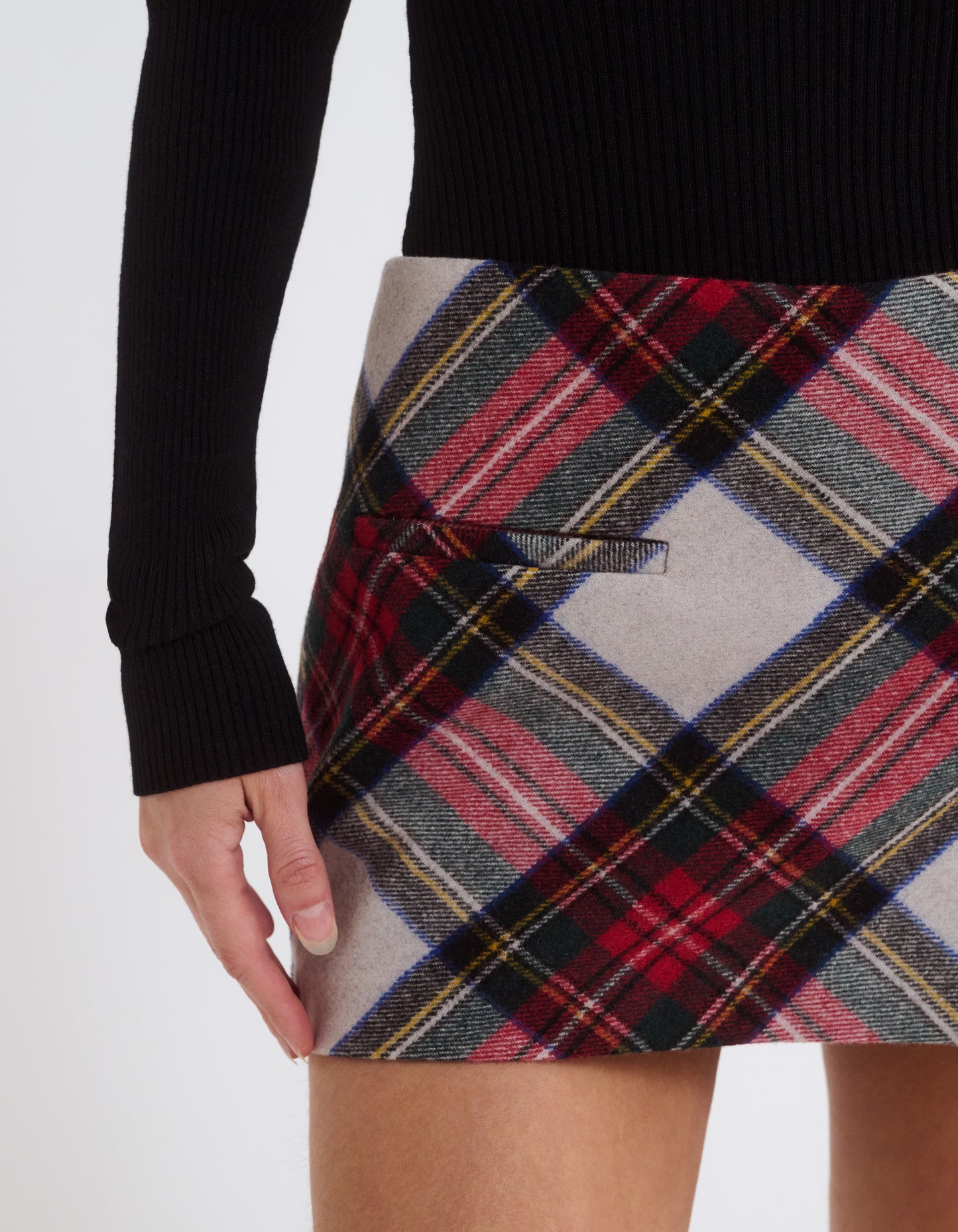 Micro Skort | Mistletoe Plaid