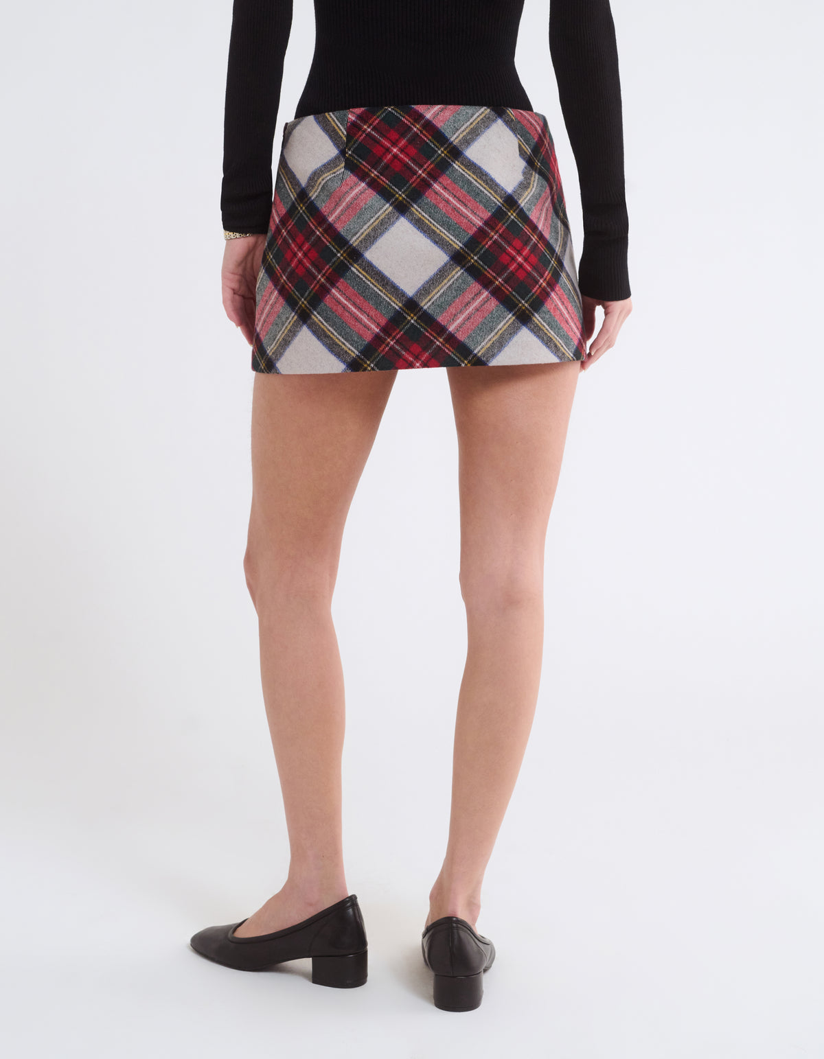 Micro Skort | Mistletoe Plaid
